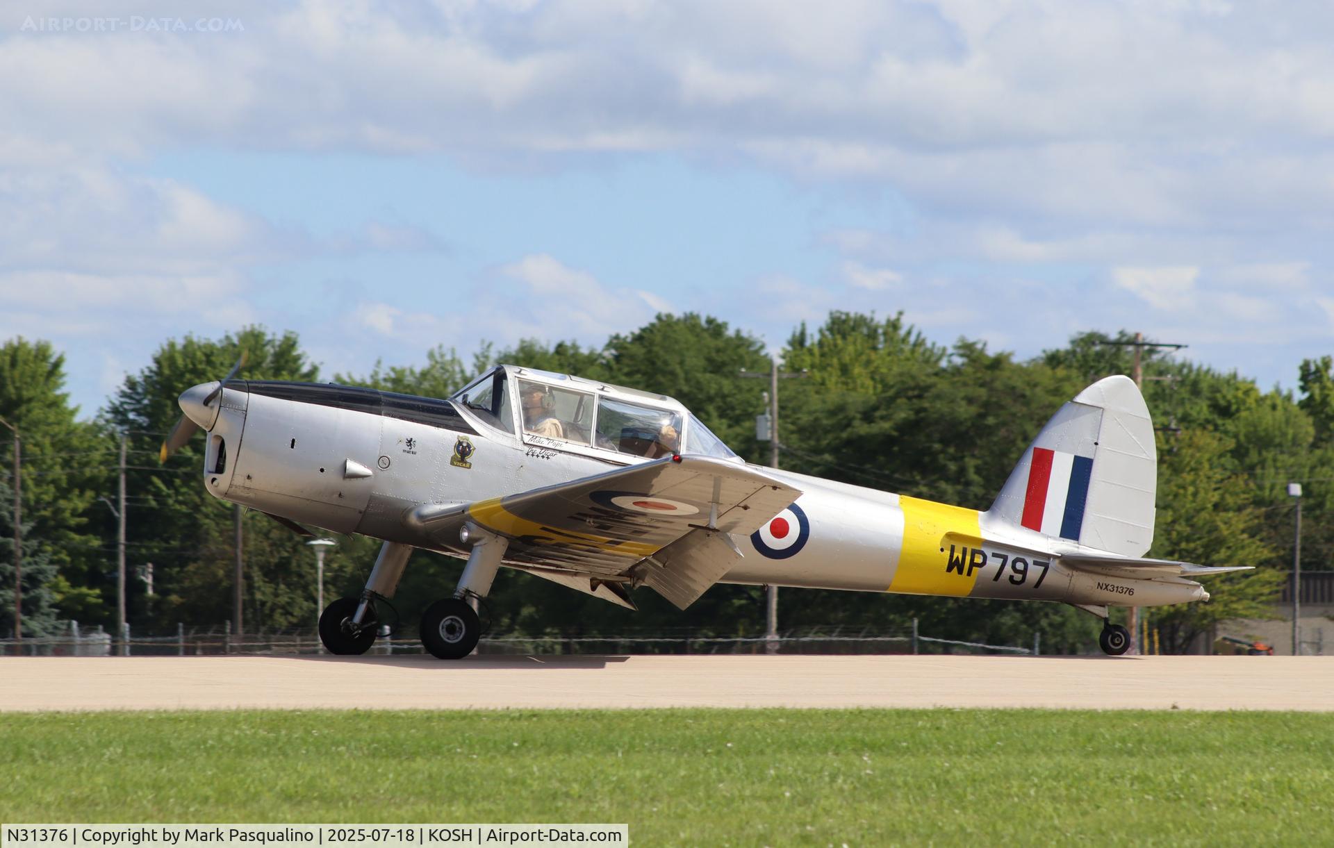 N31376, 1951 De Havilland DHC-1 Chipmunk T.10 C/N C1/0689 (DHB-580?), DHC-1 Chipmunk T.10
