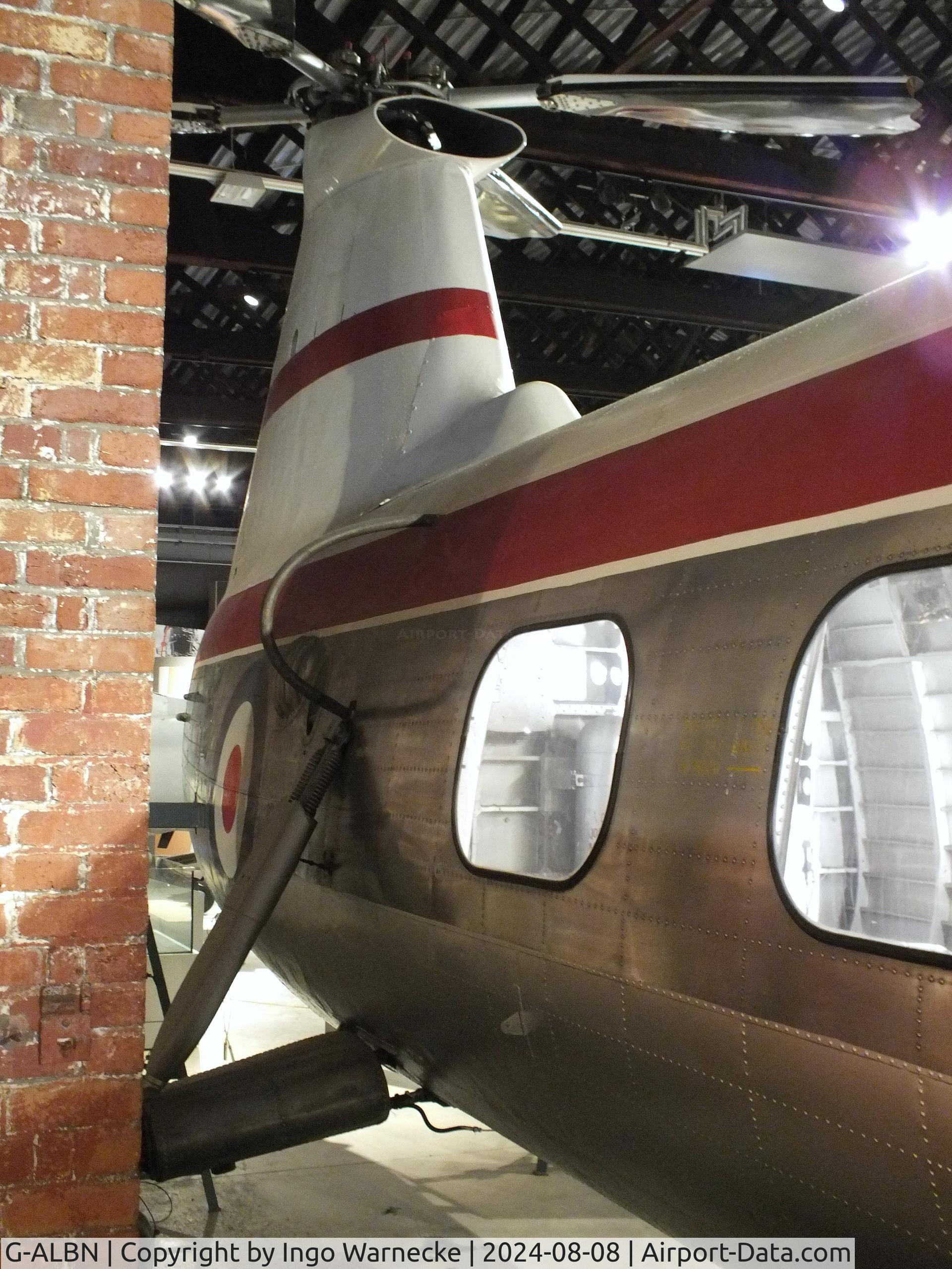 G-ALBN, Bristol 173 Mk.1 C/N 12871, Bristol 173 first prototype at Aerospace Bristol