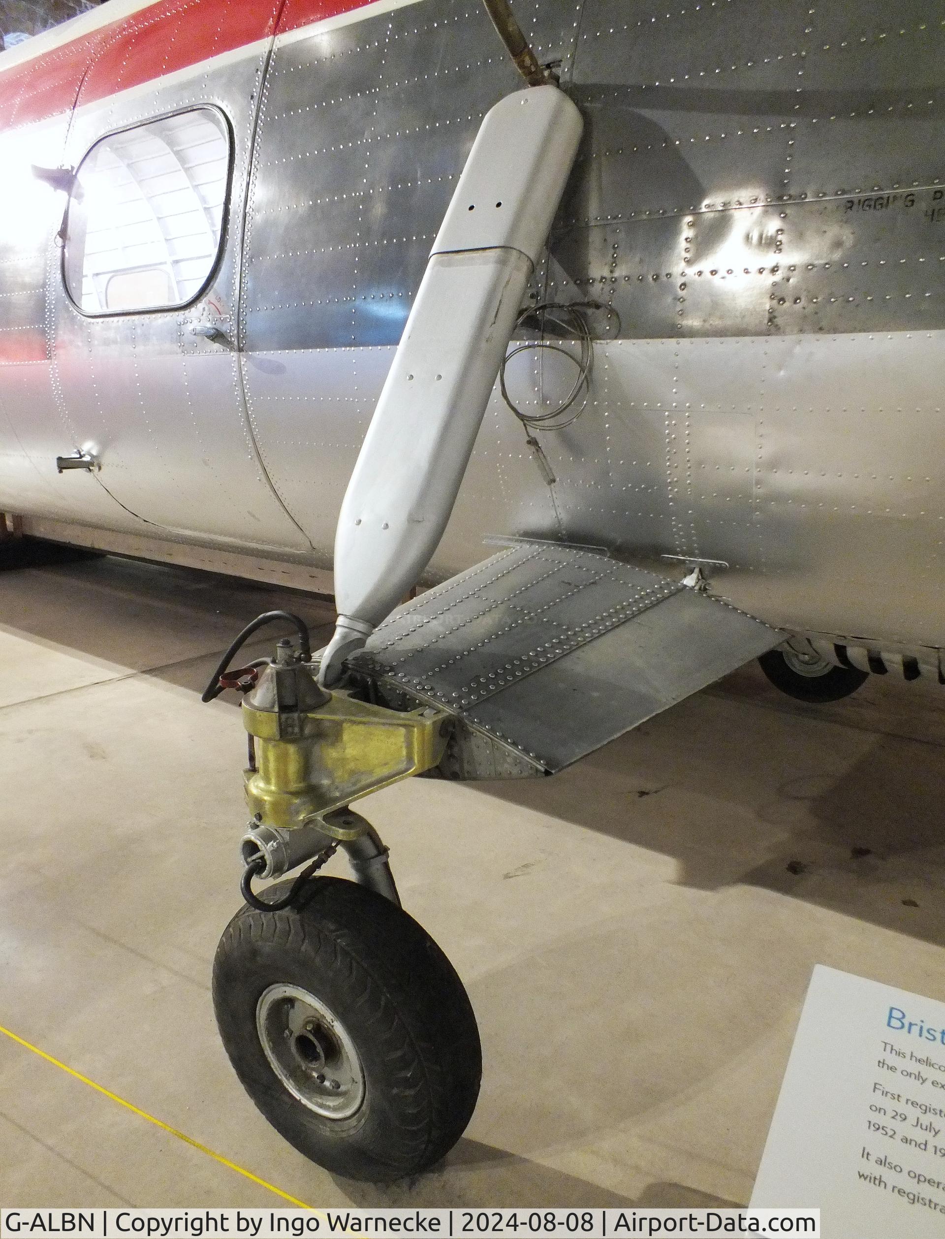 G-ALBN, Bristol 173 Mk.1 C/N 12871, Bristol 173 first prototype at Aerospace Bristol