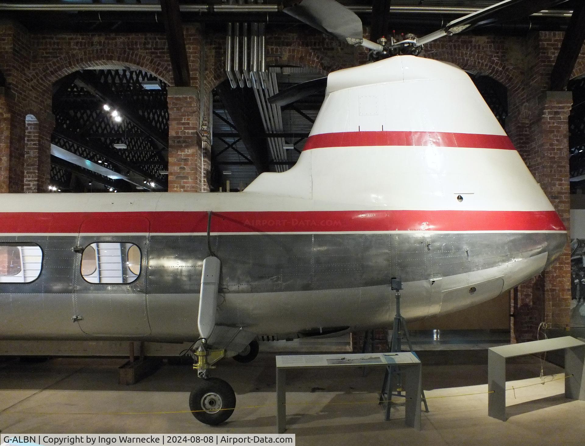 G-ALBN, Bristol 173 Mk.1 C/N 12871, Bristol 173 first prototype at Aerospace Bristol