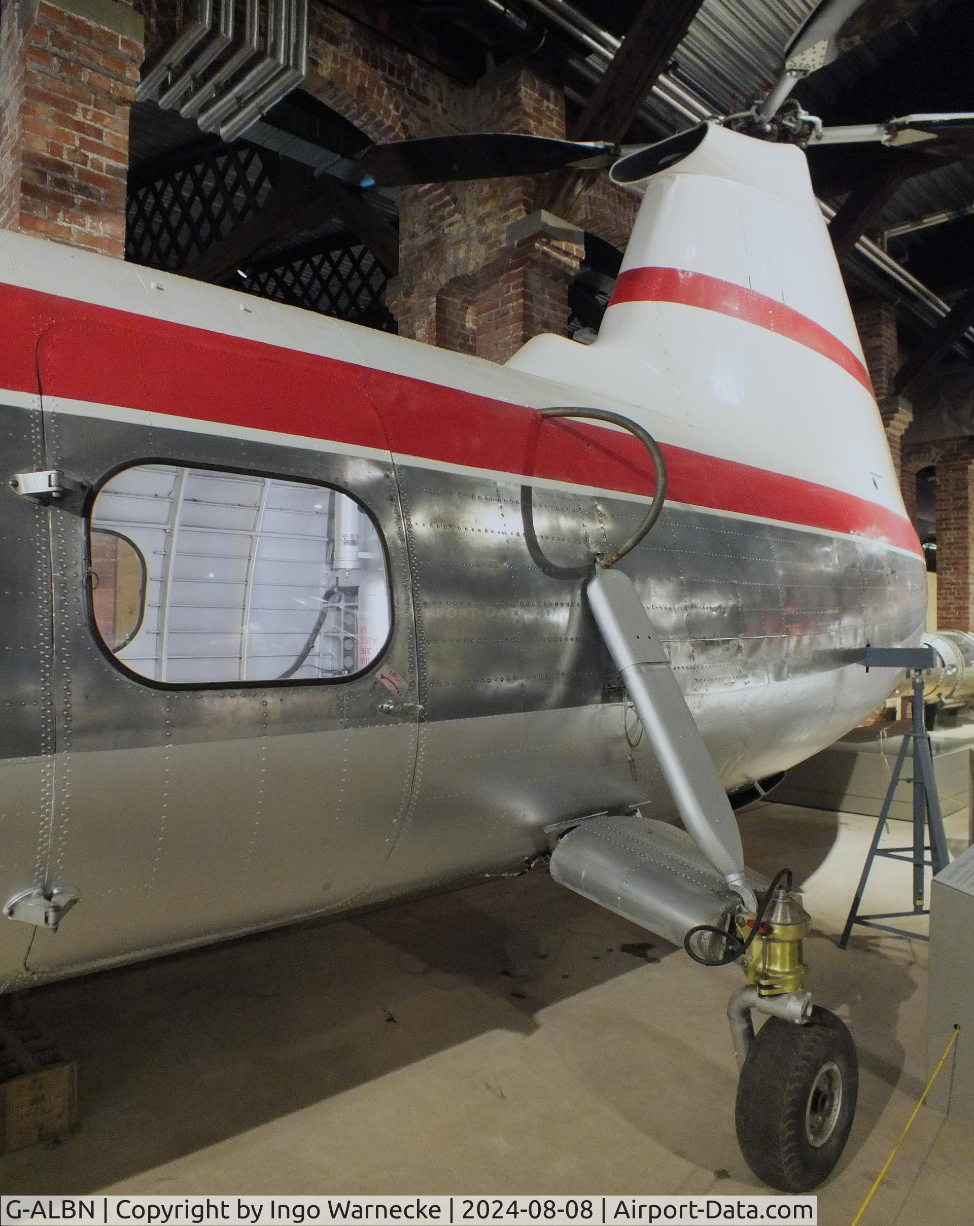 G-ALBN, Bristol 173 Mk.1 C/N 12871, Bristol 173 first prototype at Aerospace Bristol