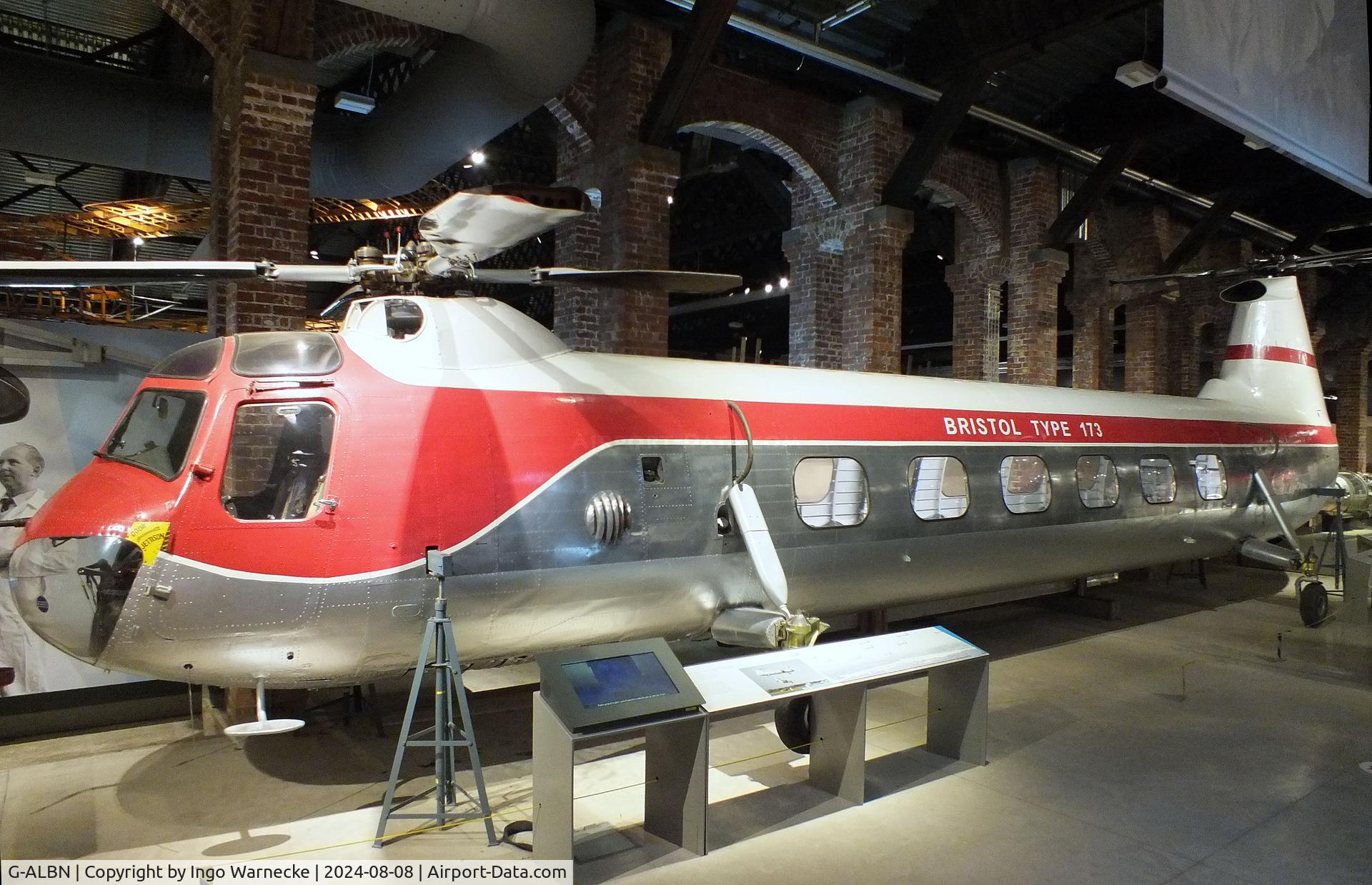 G-ALBN, Bristol 173 Mk.1 C/N 12871, Bristol 173 first prototype at Aerospace Bristol