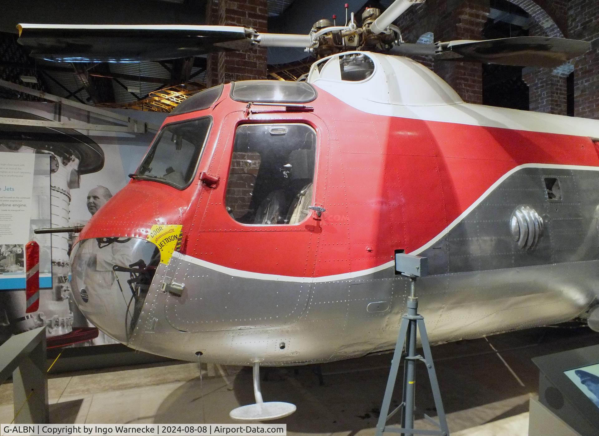 G-ALBN, Bristol 173 Mk.1 C/N 12871, Bristol 173 first prototype at Aerospace Bristol