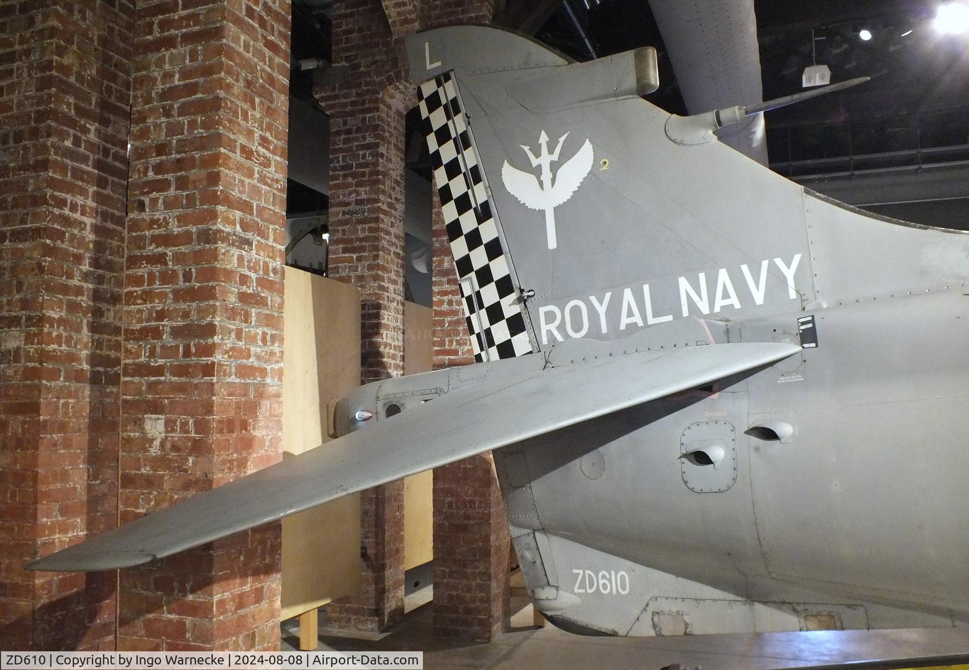 ZD610, 1985 British Aerospace Sea Harrier F/A.2 C/N 1H-912049/B43/P27, BAe Sea Harrier FA.2 at Aerospace Bristol