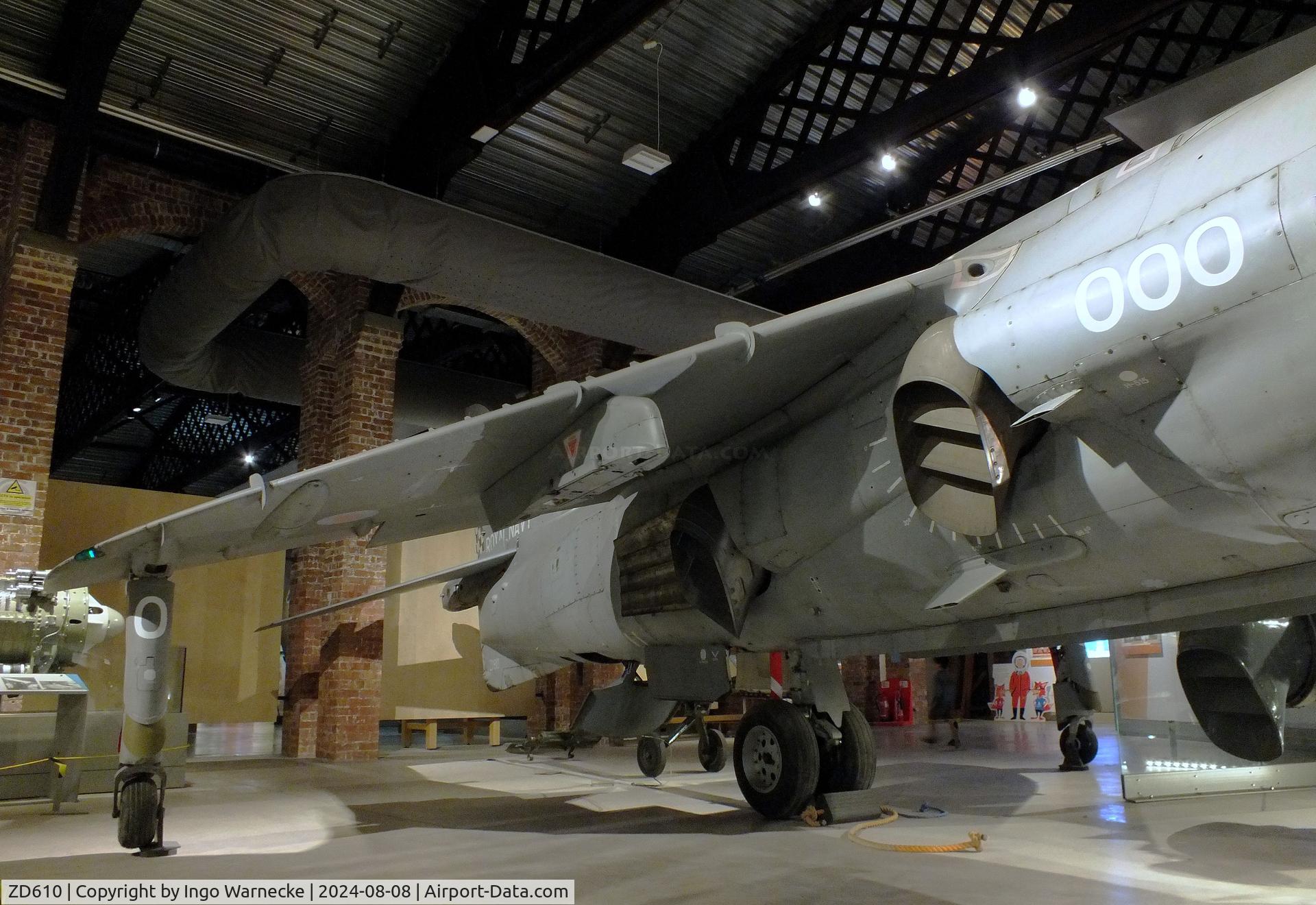 ZD610, 1985 British Aerospace Sea Harrier F/A.2 C/N 1H-912049/B43/P27, BAe Sea Harrier FA.2 at Aerospace Bristol