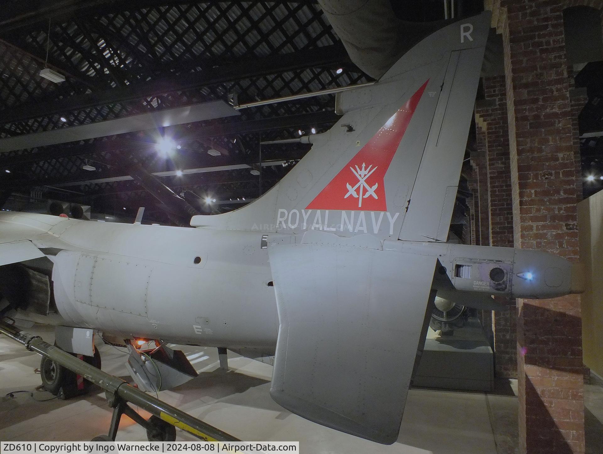 ZD610, 1985 British Aerospace Sea Harrier F/A.2 C/N 1H-912049/B43/P27, BAe Sea Harrier FA.2 at Aerospace Bristol