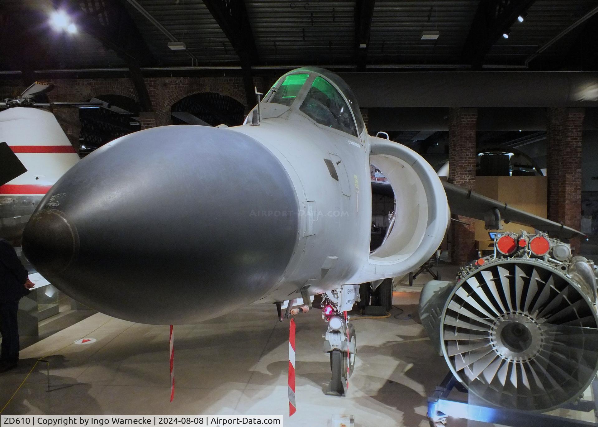ZD610, 1985 British Aerospace Sea Harrier F/A.2 C/N 1H-912049/B43/P27, BAe Sea Harrier FA.2 at Aerospace Bristol
