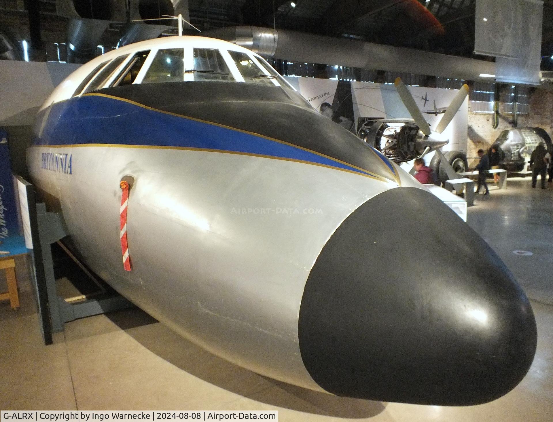 G-ALRX, Bristol 175 Britannia 101 C/N 12874, Bristol Britannia 101 (nose section only) at Aerospace Bristol