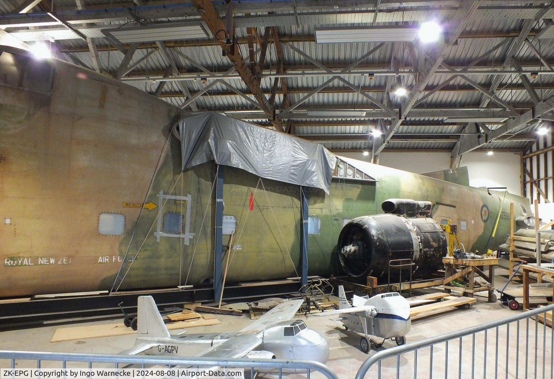 ZK-EPG, Bristol 170 Freighter Mk.31M C/N 13135, Bristol 170 Freighter Mk31M undergoing restoration at Aerospace Bristol