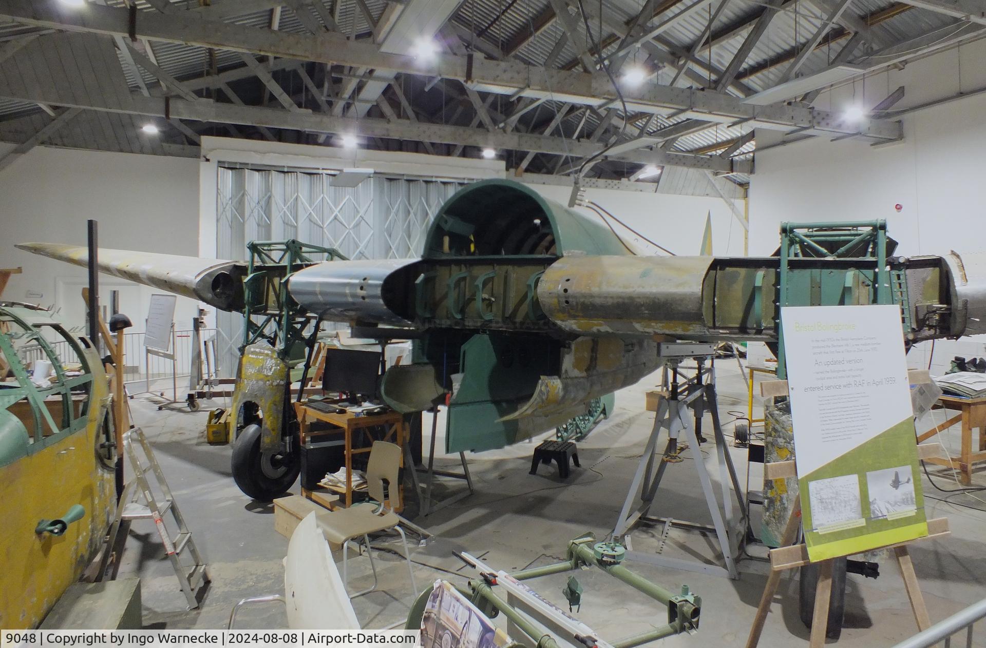 9048, Bristol 149 Bolingbroke Mk.IVT C/N not found_9048, Fairchild (Canada) Bolingbroke Mk IVT getting restored at Aerospace Bristol