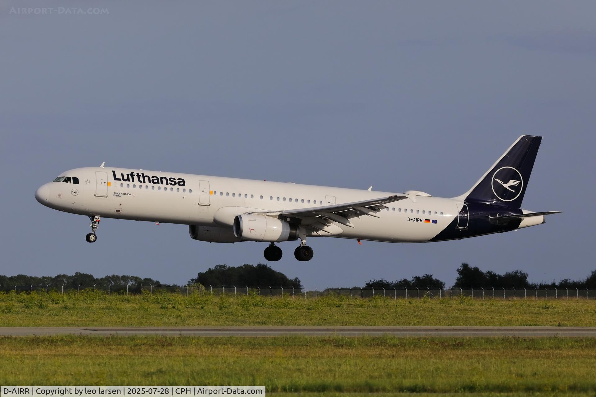 D-AIRR, 1995 Airbus A321-131 C/N 0567, Copenhagen 28.7.2025 L/D R-04L