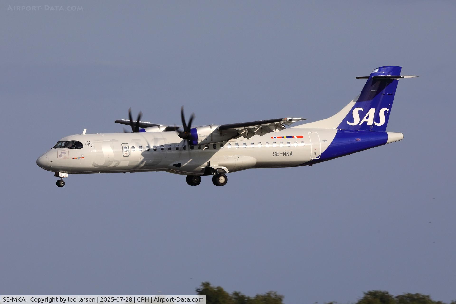 SE-MKA, 2015 ATR 72-212A C/N 1276, Copenhagen 28.7.2025