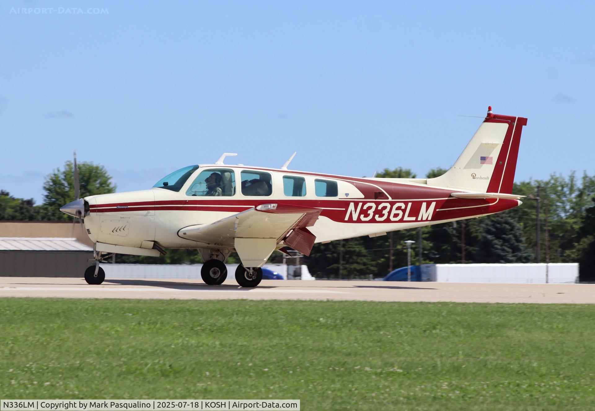 N336LM, 1979 Beech A36 Bonanza 36 C/N E-1587, Beech A36