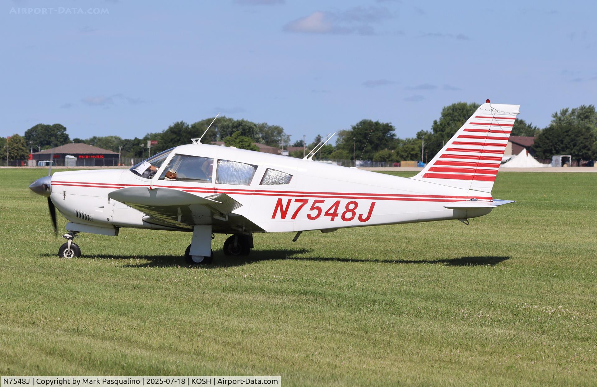 N7548J, 1968 Piper PA-28R-180 Cherokee Arrow C/N 28R-30922, Piper PA-28R-180
