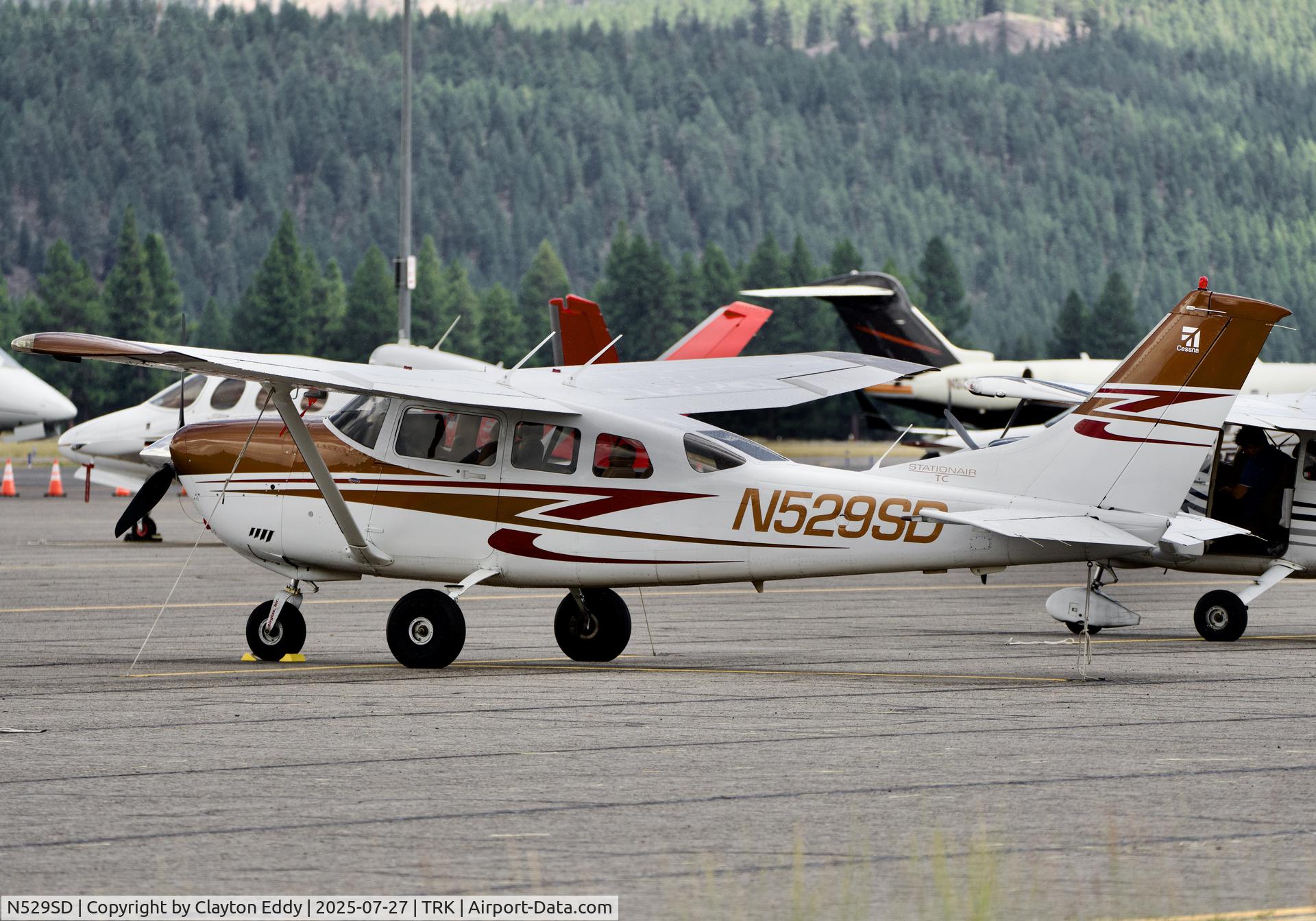 N529SD, 2007 Cessna T206H Turbo Stationair C/N T20608710, Truckee Tahoe in California 2025