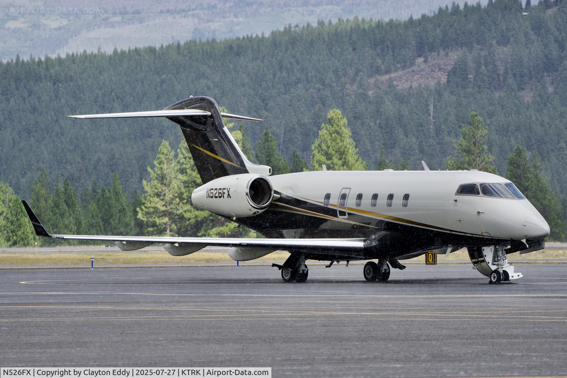 N526FX, 2006 Bombardier Challenger 300 (BD-100-1A10) C/N 20118, Truckee Tahoe airport in California 2025