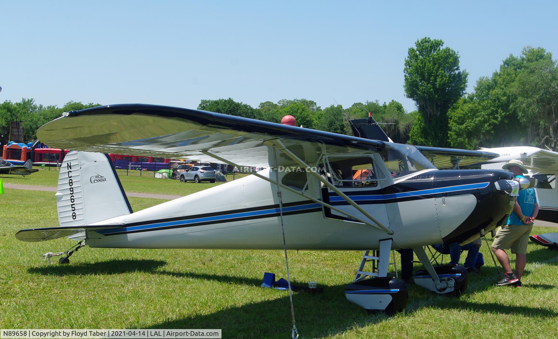 N89658, 1946 Cessna 120 C/N 8706, Sun N Fun 2021