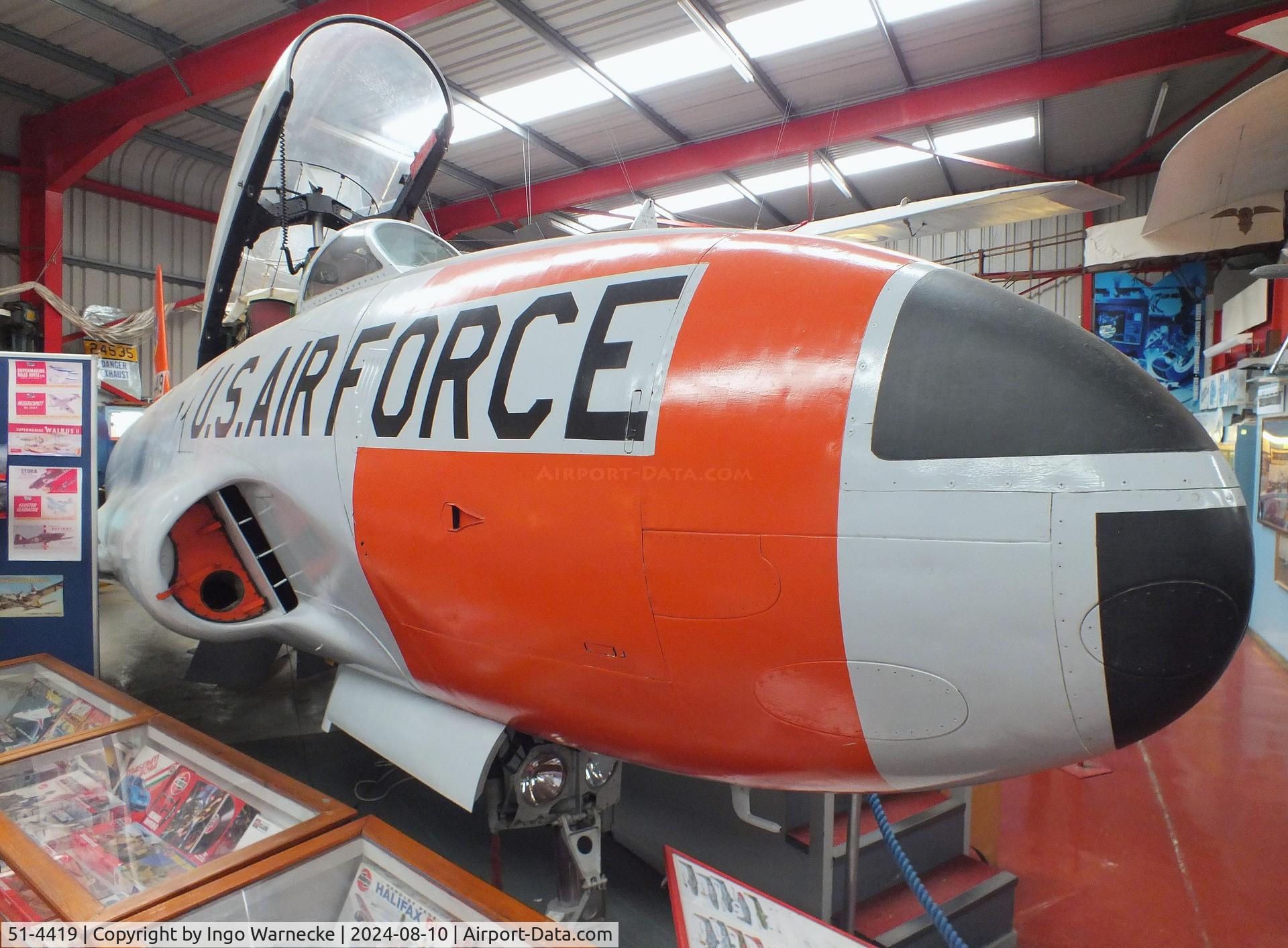 51-4419, 1949 Lockheed T-33A Shooting Star C/N 580-5714, Lockheed T-33A at the Midlands Air Museum Coventry
