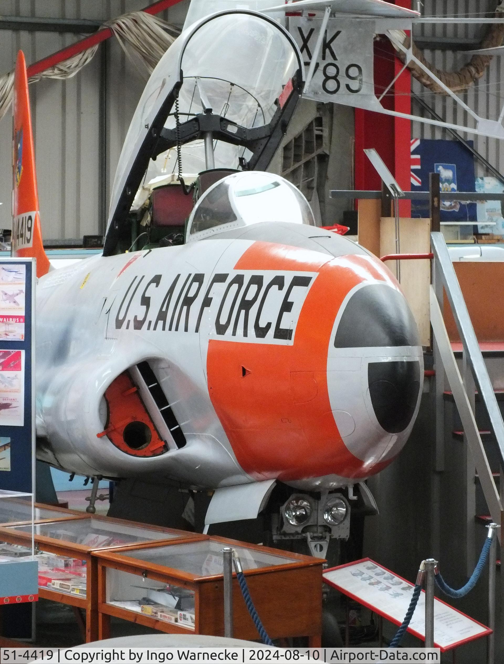 51-4419, 1949 Lockheed T-33A Shooting Star C/N 580-5714, Lockheed T-33A at the Midlands Air Museum Coventry