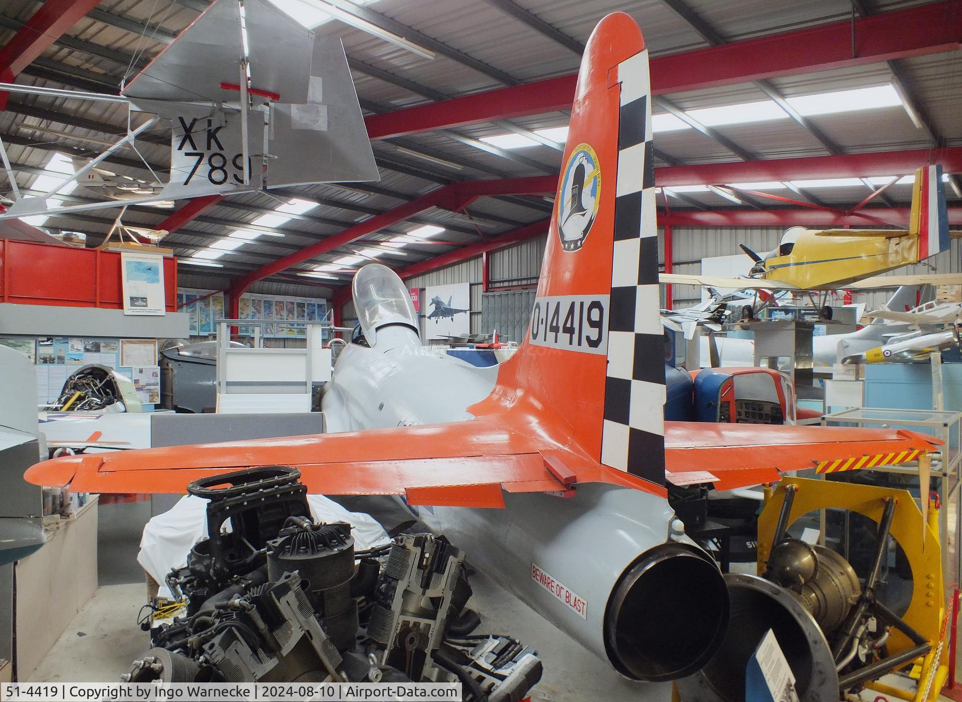 51-4419, 1949 Lockheed T-33A Shooting Star C/N 580-5714, Lockheed T-33A at the Midlands Air Museum Coventry