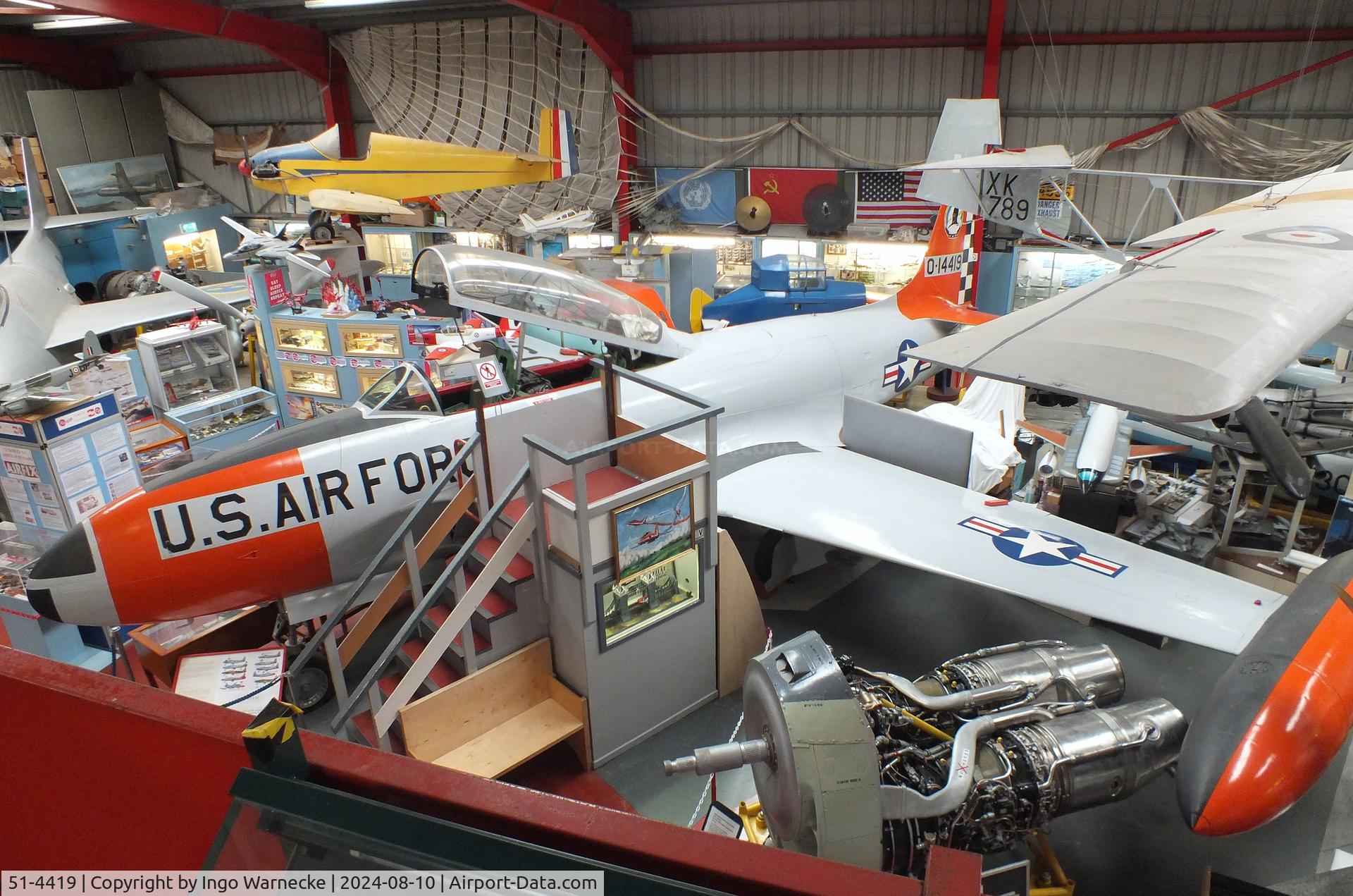 51-4419, 1949 Lockheed T-33A Shooting Star C/N 580-5714, Lockheed T-33A at the Midlands Air Museum Coventry