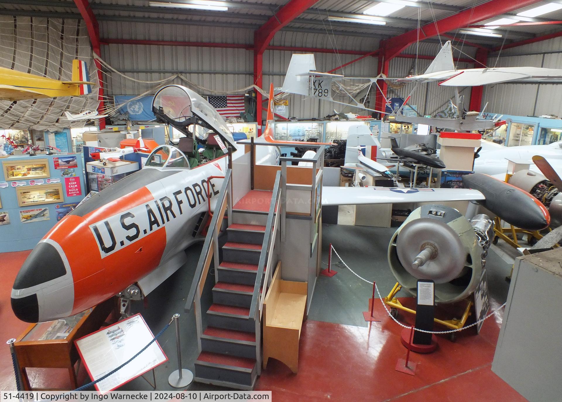 51-4419, 1949 Lockheed T-33A Shooting Star C/N 580-5714, Lockheed T-33A at the Midlands Air Museum Coventry