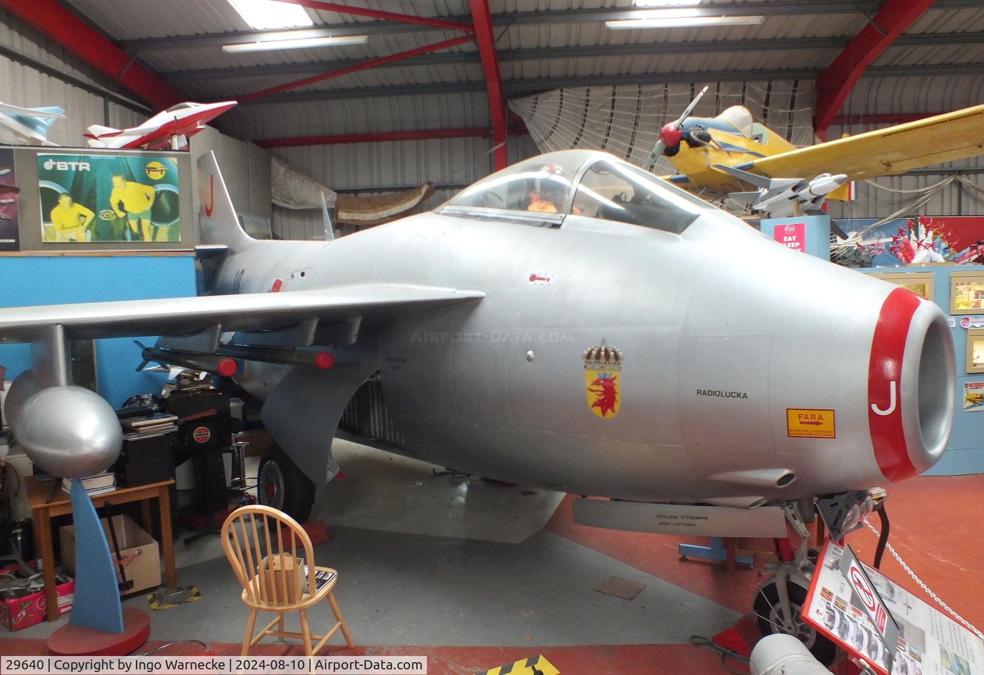 29640, Saab J-29F Tunnan C/N 29640, SAAB J29F Tunnan at the Midlands Air Museum Coventry