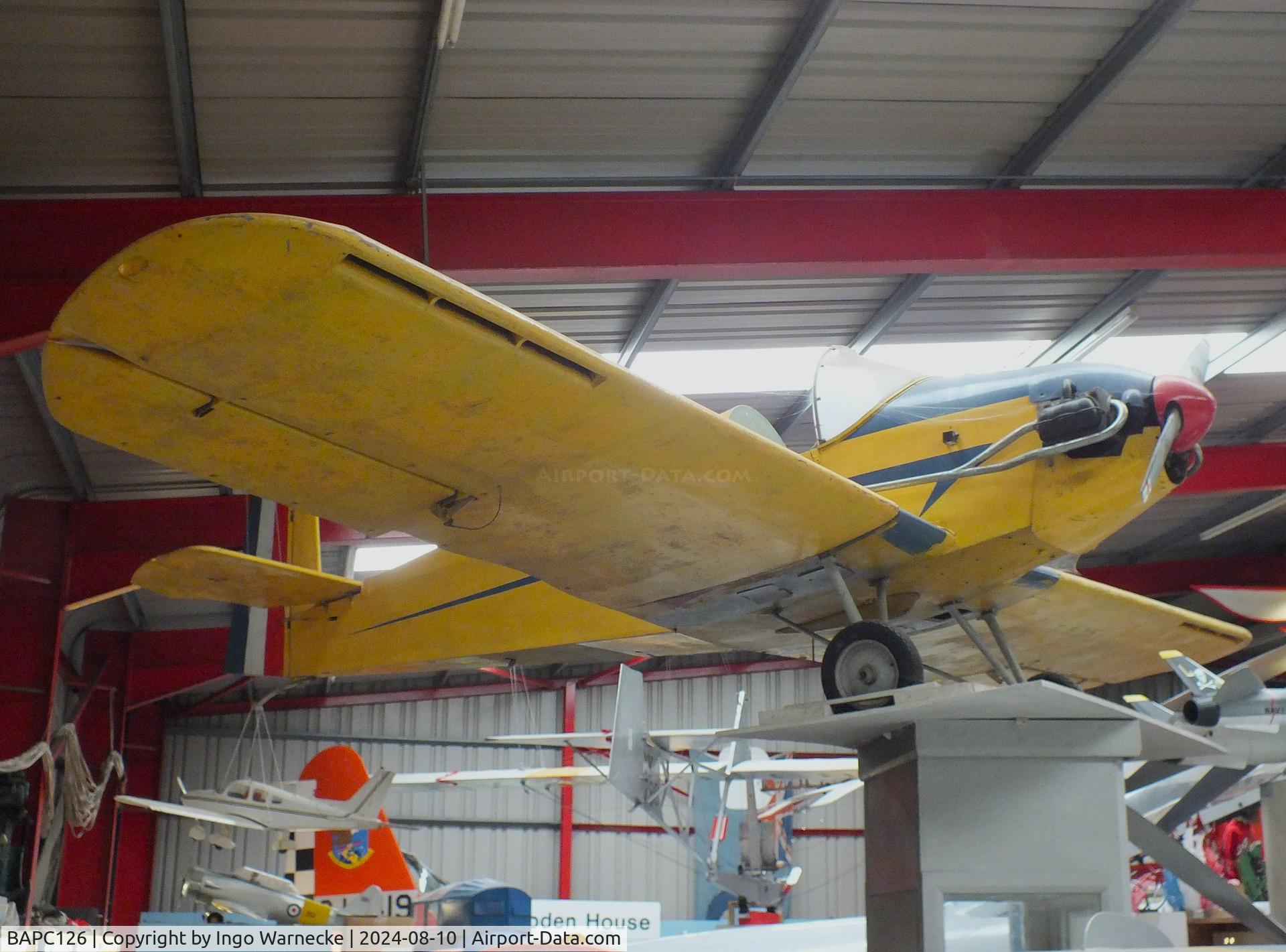 BAPC126, Druine D.31 Turbulent C/N BAPC.126, Druine D.31 Turbulent at the Midlands Air Museum Coventry