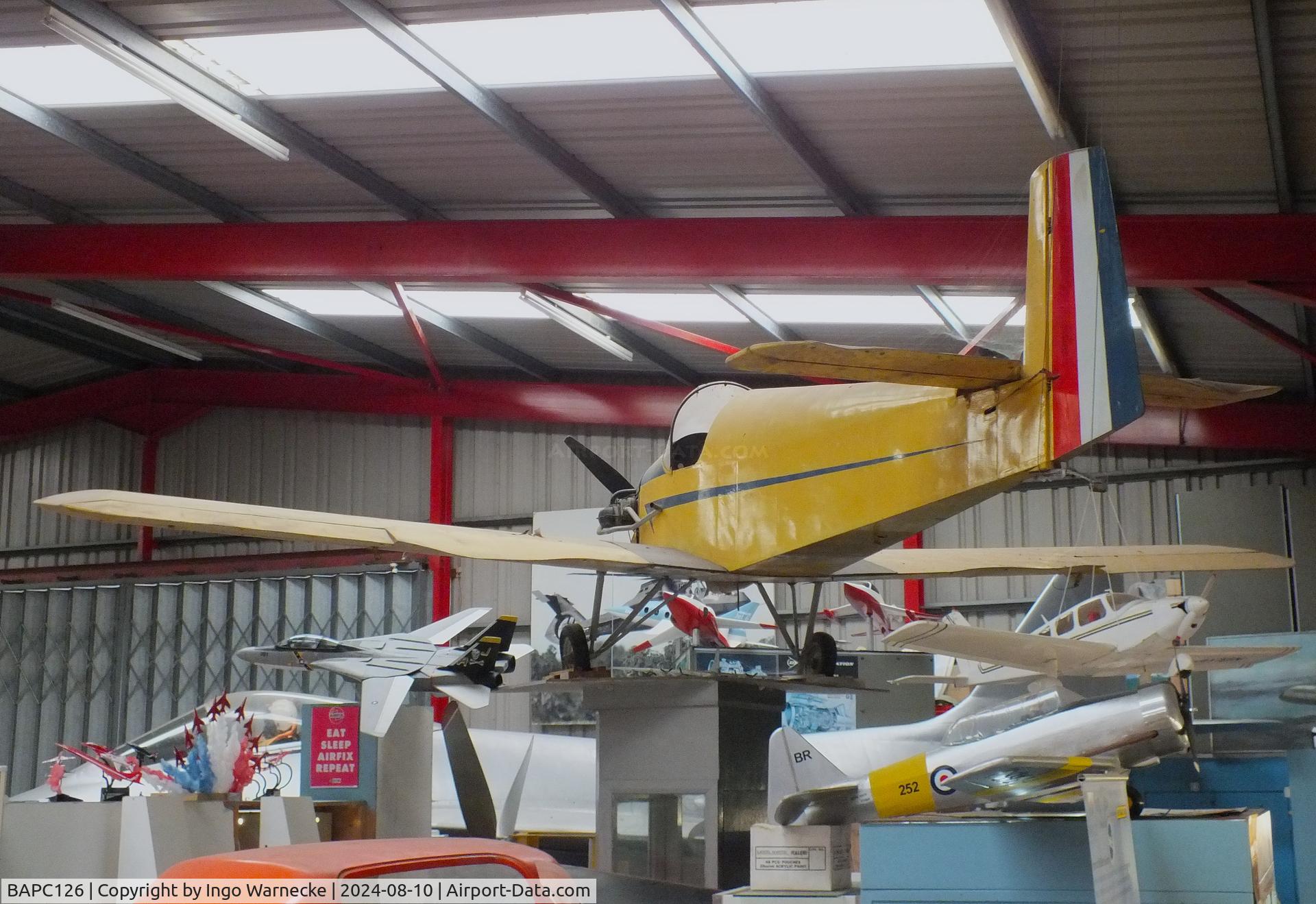 BAPC126, Druine D.31 Turbulent C/N BAPC.126, Druine D.31 Turbulent at the Midlands Air Museum Coventry