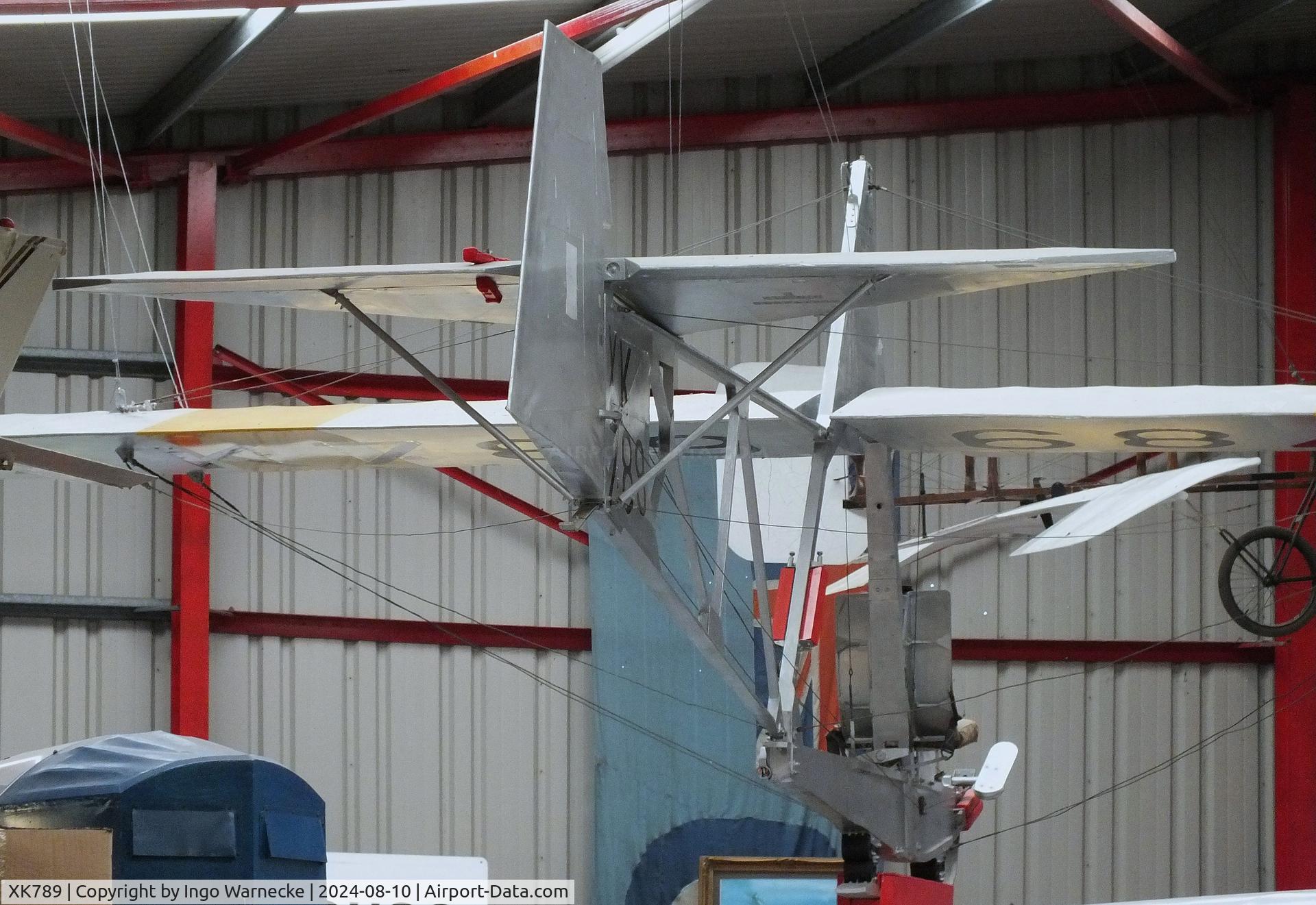 XK789, 1956 Slingsby T-38 Grasshopper TX.1 C/N 1035, Slingsby T-38 Grashopper TX1 at the Midlands Air Museum Coventry