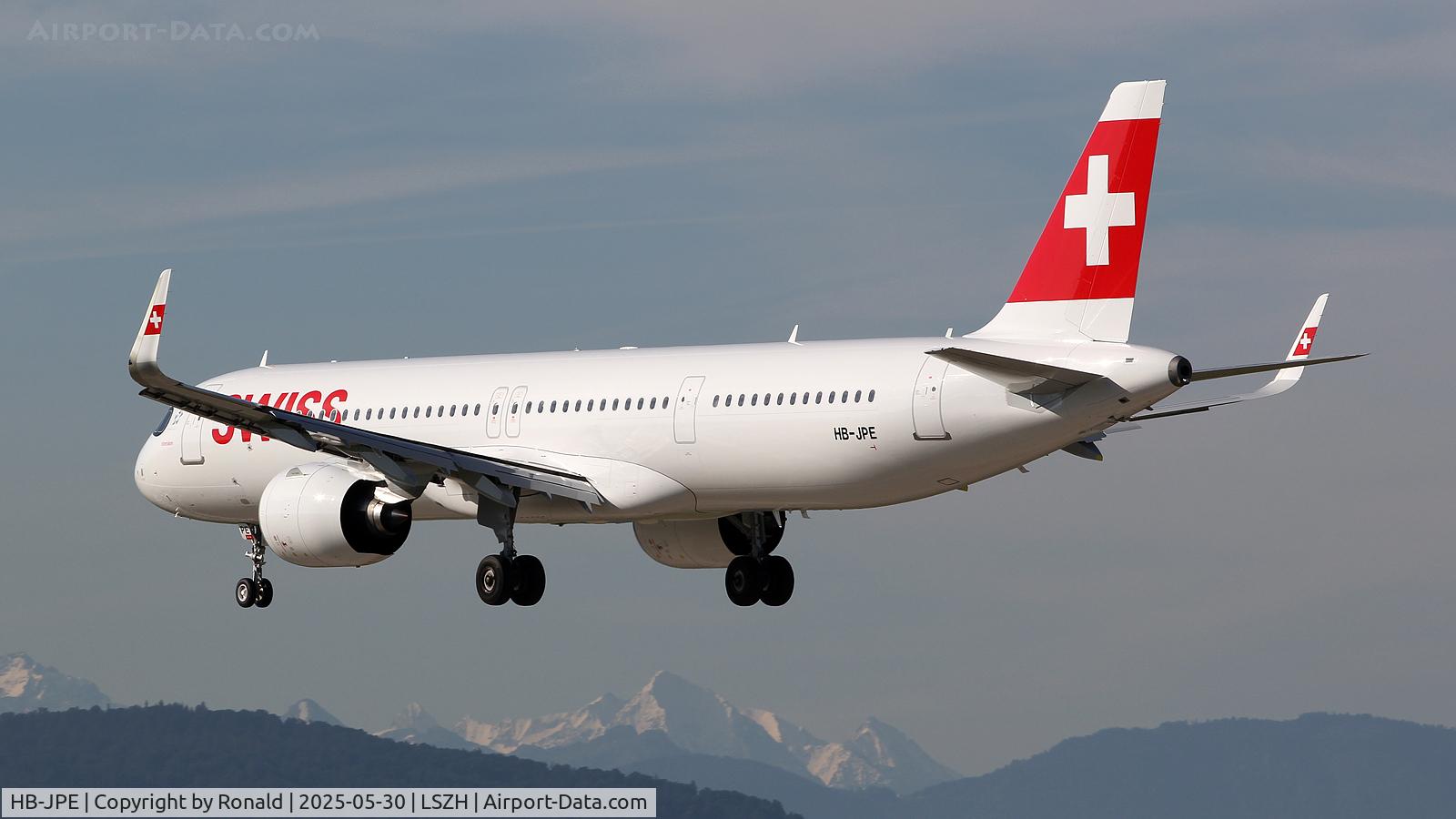 HB-JPE, 2024 Airbus A321-271NX C/N 12436, at zrh