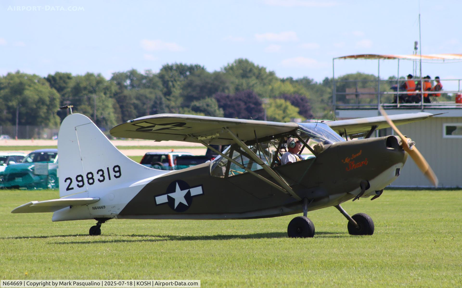 N64669, Stinson L-5 Sentinel C/N 76560, Stinson L-5