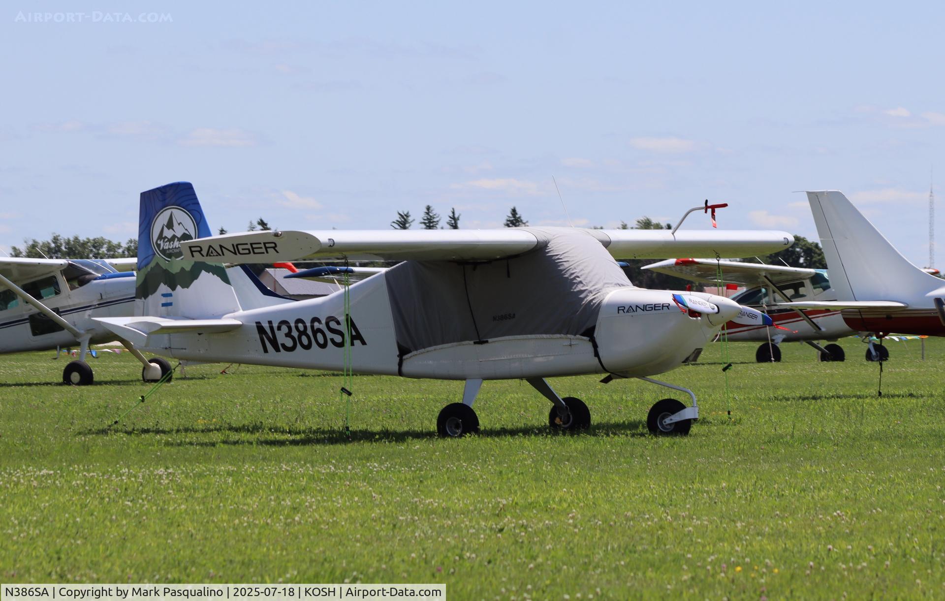 N386SA, 2023 Vashon Ranger R7 C/N 10204, Vashon Ranger R7