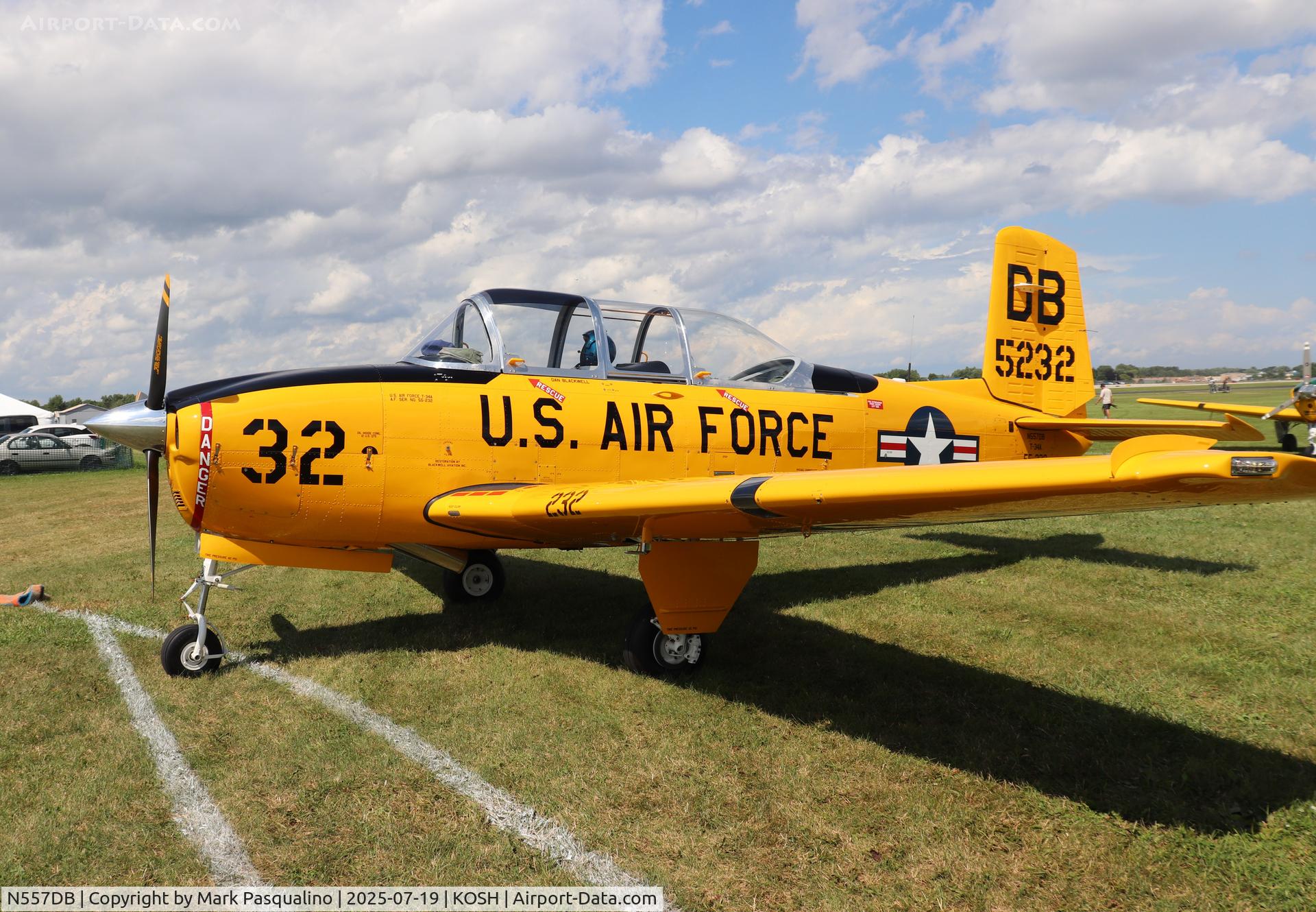 N557DB, 1955 Beech T-34A Mentor Mentor C/N G-789, Beech T-34A