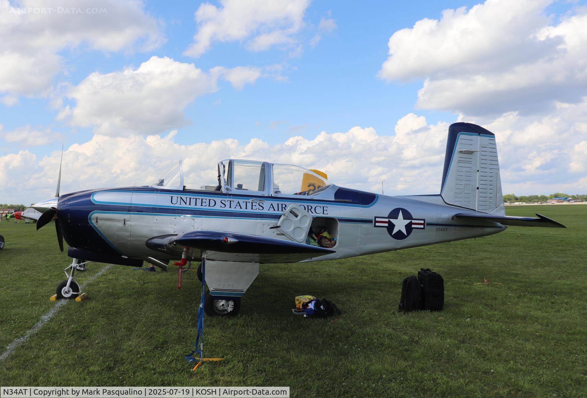 N34AT, 1957 Beech T-34A (A45) Mentor Mentor C/N G-139, Beech T-34A