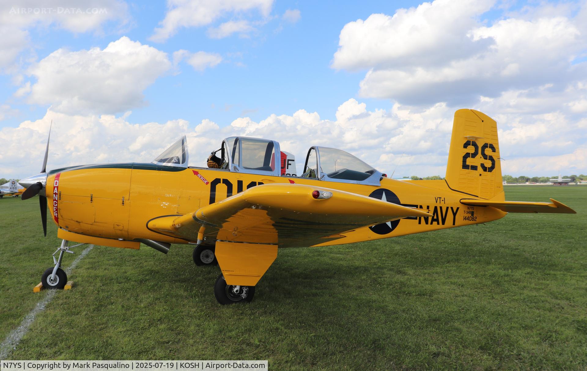 N7YS, 1957 Beech D-45 Mentor C/N BG-389, Beech T-34B