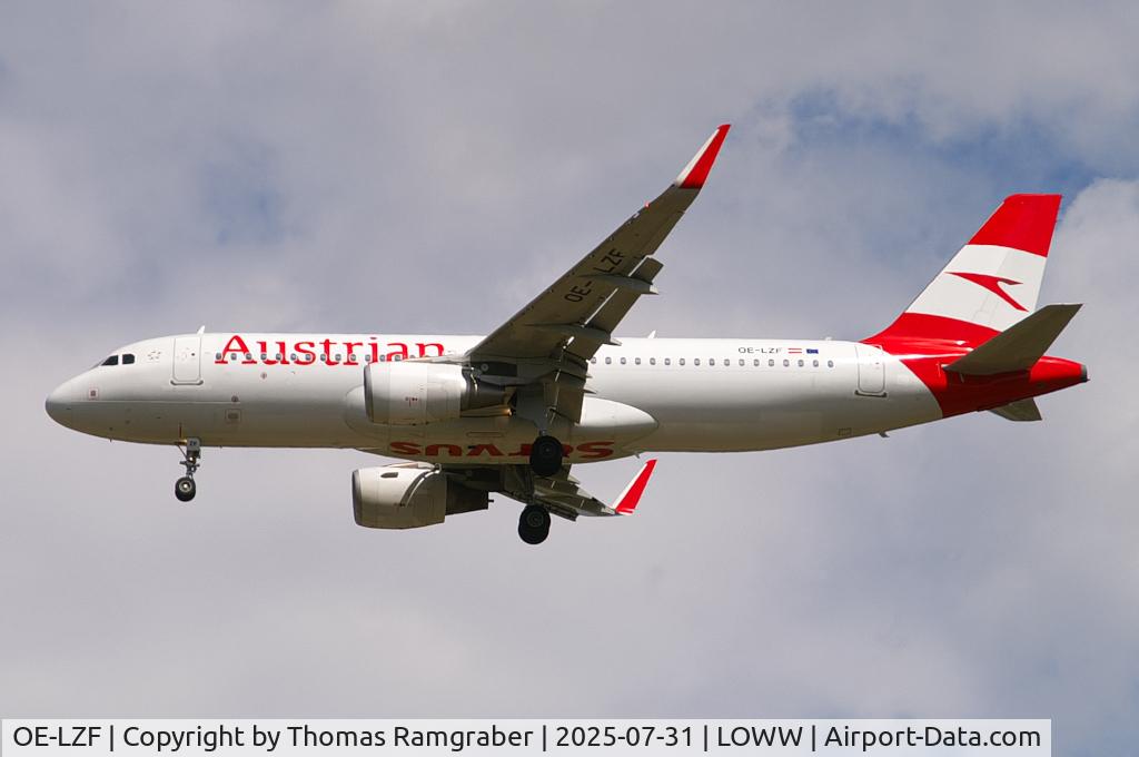 OE-LZF, 2013 Airbus A320-214 C/N 5841, Austrian Airlines Airbus A320
