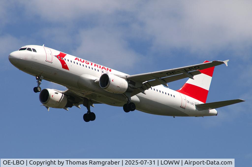 OE-LBO, 1998 Airbus A320-214 C/N 776, Austrian Airlines Airbus A320 (retro colors)