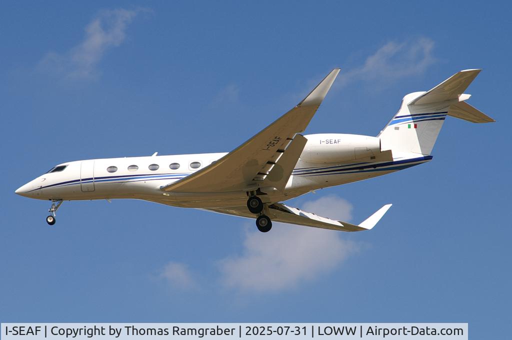 I-SEAF, Gulfstream Aerospace G650ER (G-VI) C/N 6459, private Gulfstream G650ER