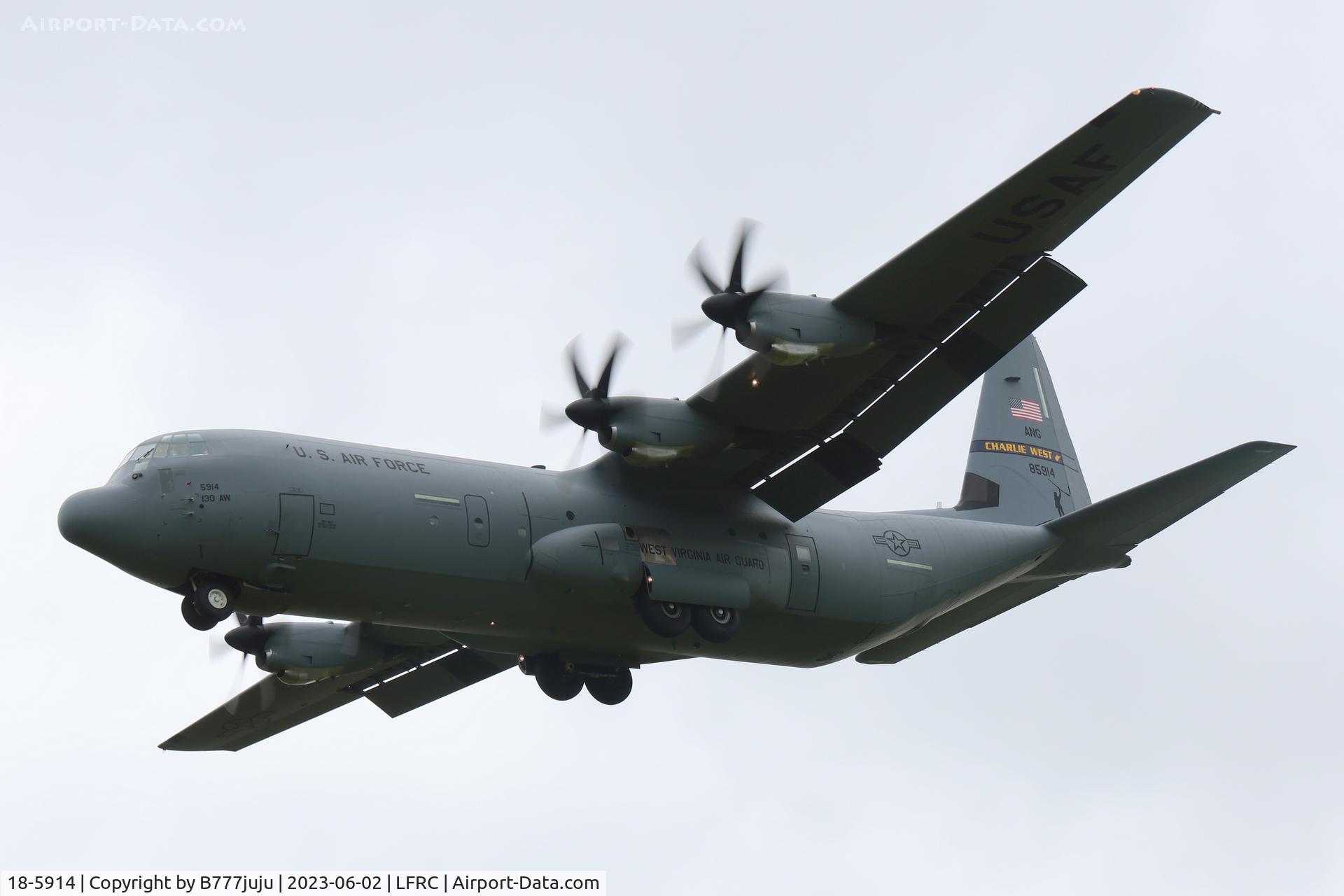 18-5914, Lockheed Martin C-130J-30 Super Hercules C/N 382-5914, during D-Day commemoration