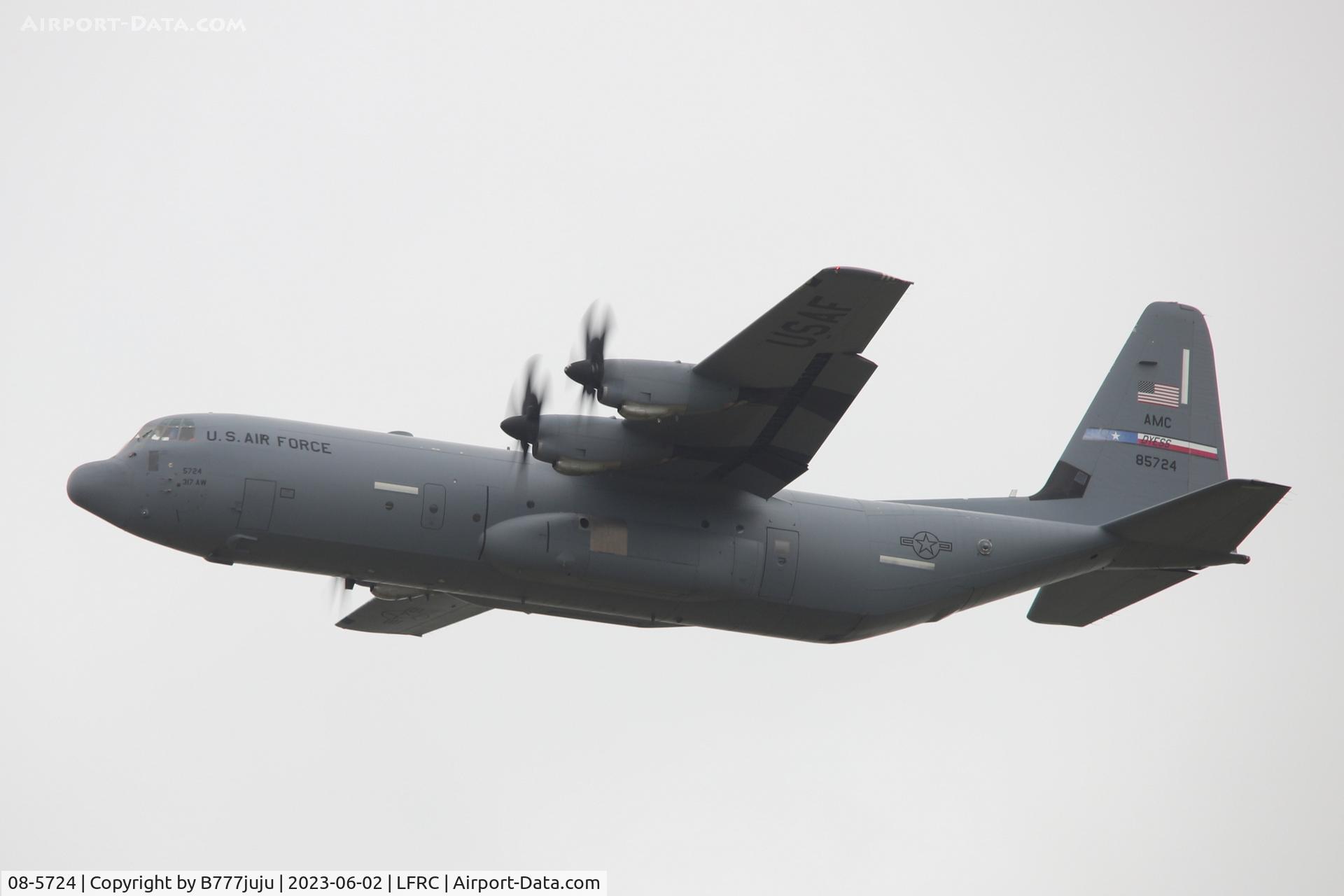08-5724, 2008 Lockheed Martin C-130J-30 Super Hercules C/N 382-5724, during D-Day commemoration