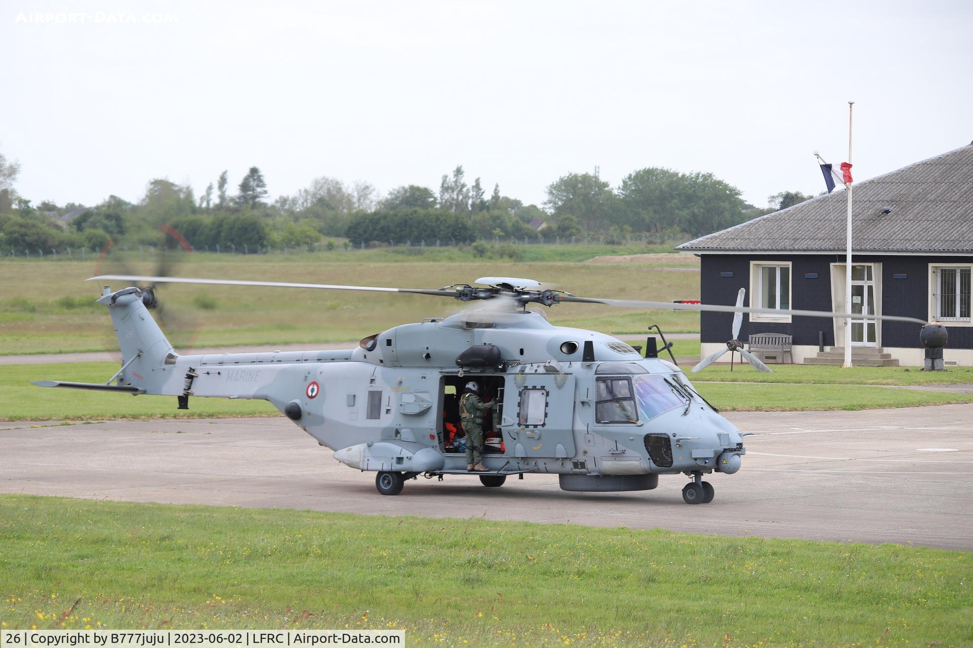 26, NHI NH-90 NFH Caiman C/N 1397, at Cherbourg