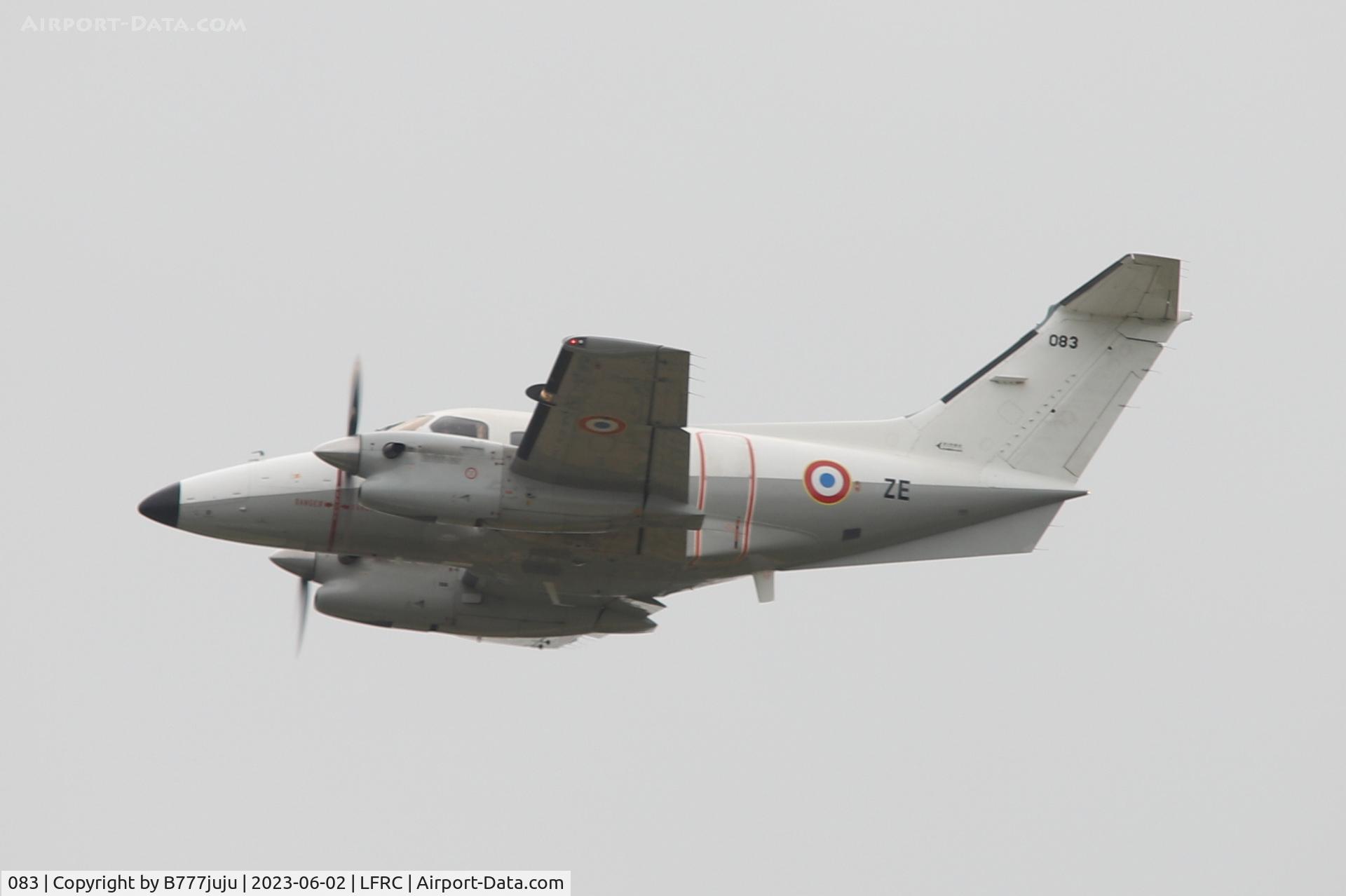 083, 1983 Embraer EMB-121AA Xingu C/N 121083, at Cherbourg