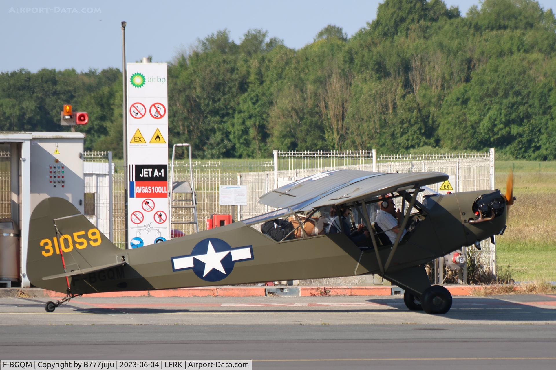 F-BGQM, Piper J3C-65 Cub Cub C/N 1059, at Caen