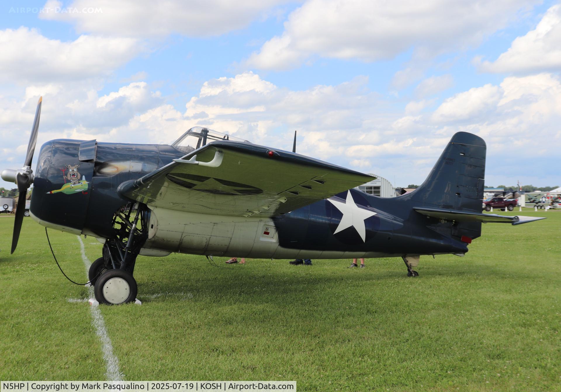 N5HP, 1945 General Motors (Grumman) FM-2 Wildcat C/N 5835, General Motors FM-2 Wildcat