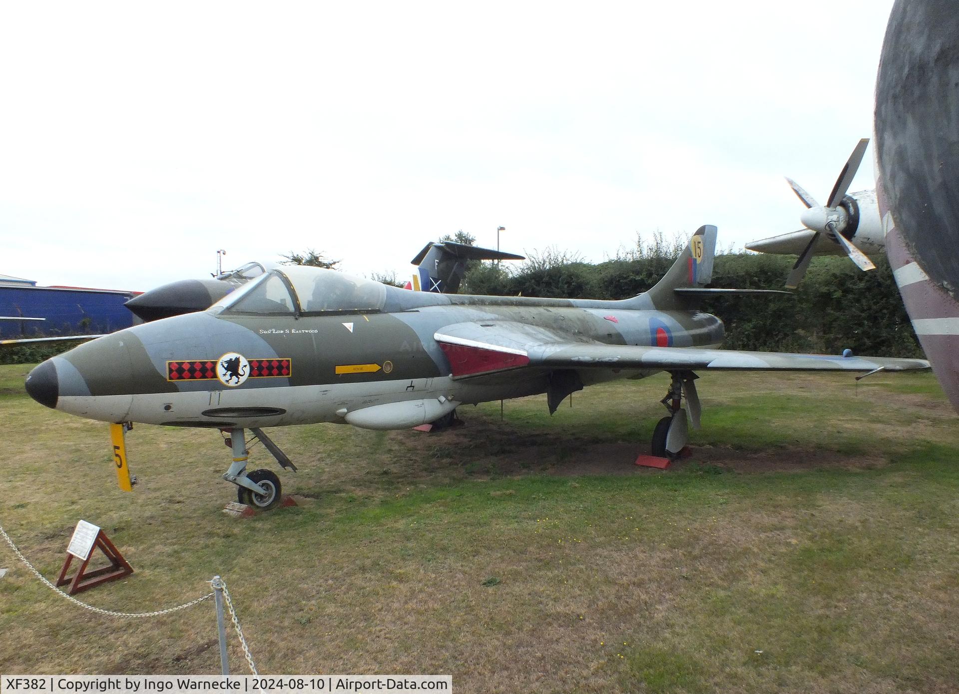 XF382, 1956 Hawker Hunter F.6A C/N S4/U/3282, Hawker Hunter F6A at the Midlands Air Museum Coventry