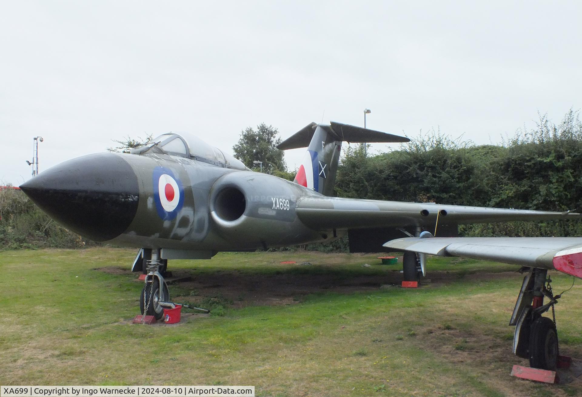 XA699, 1957 Gloster Javelin FAW.5 C/N Not found XA699, Gloster Javelin FAW5 at the Midlands Air Museum Coventry