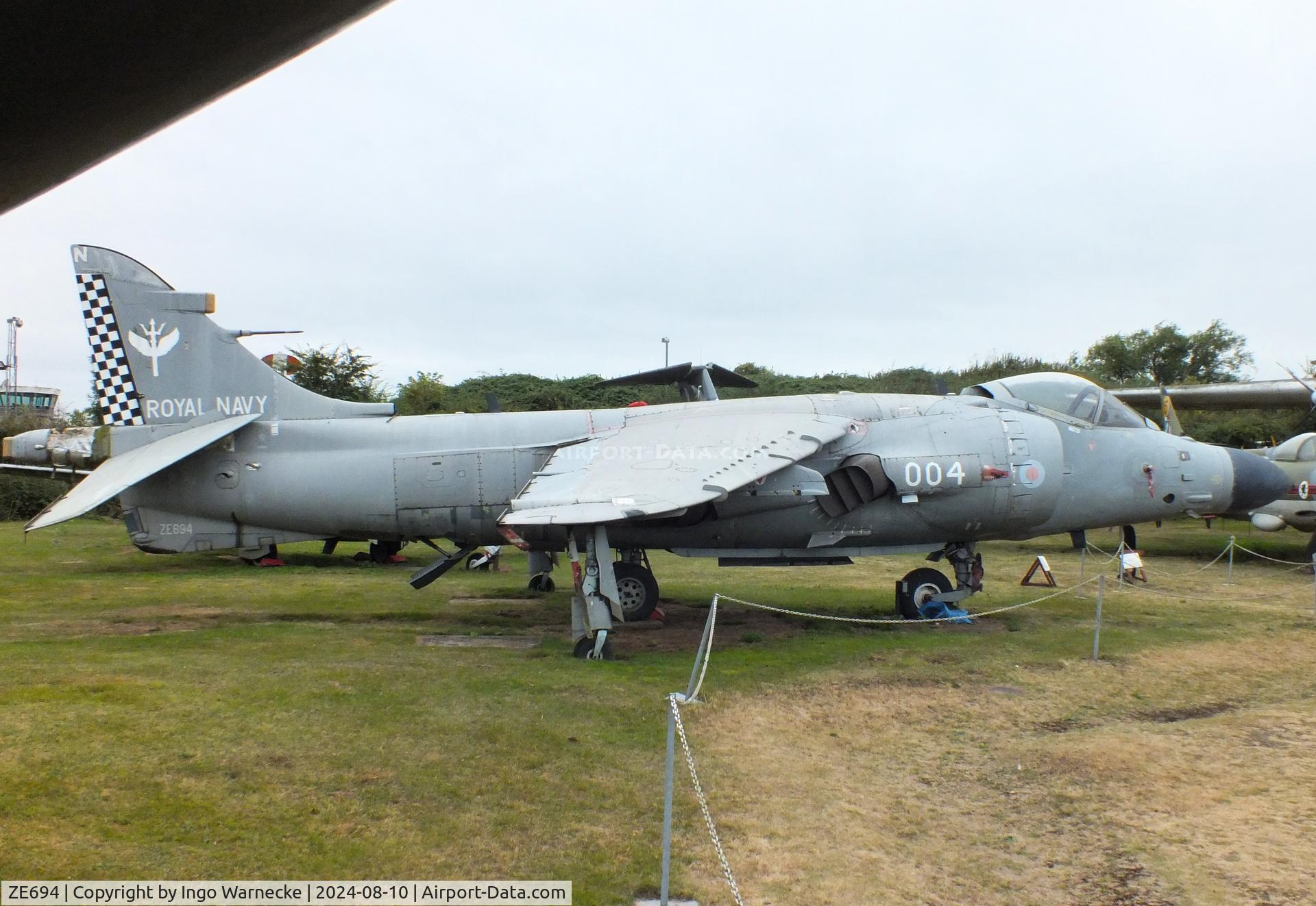 ZE694, 1988 British Aerospace Sea Harrier F/A.2 C/N B53/P28, BAe Sea Harrier F/A2 at the Midlands Air Museum Coventry