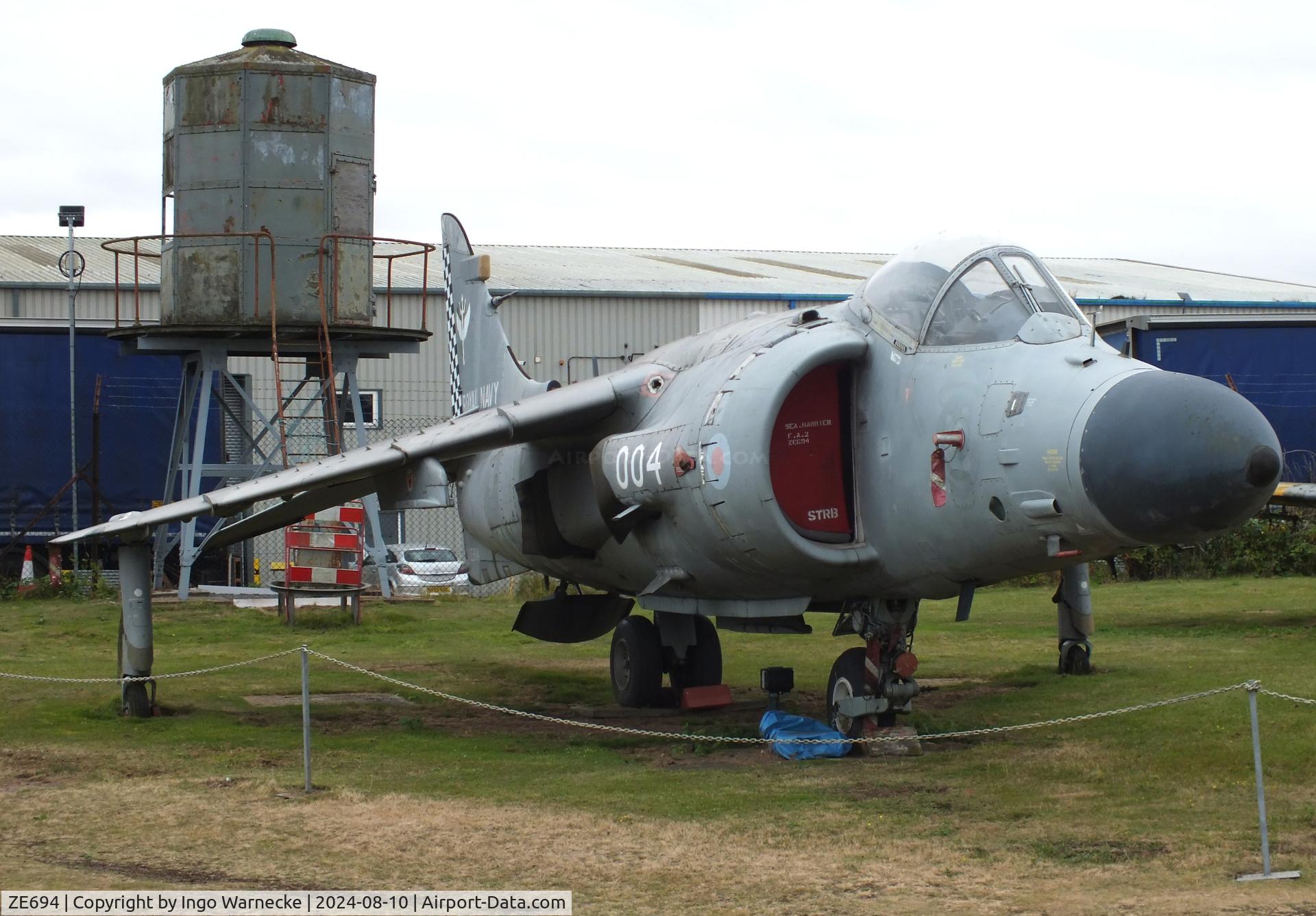 ZE694, 1988 British Aerospace Sea Harrier F/A.2 C/N B53/P28, BAe Sea Harrier F/A2 at the Midlands Air Museum Coventry