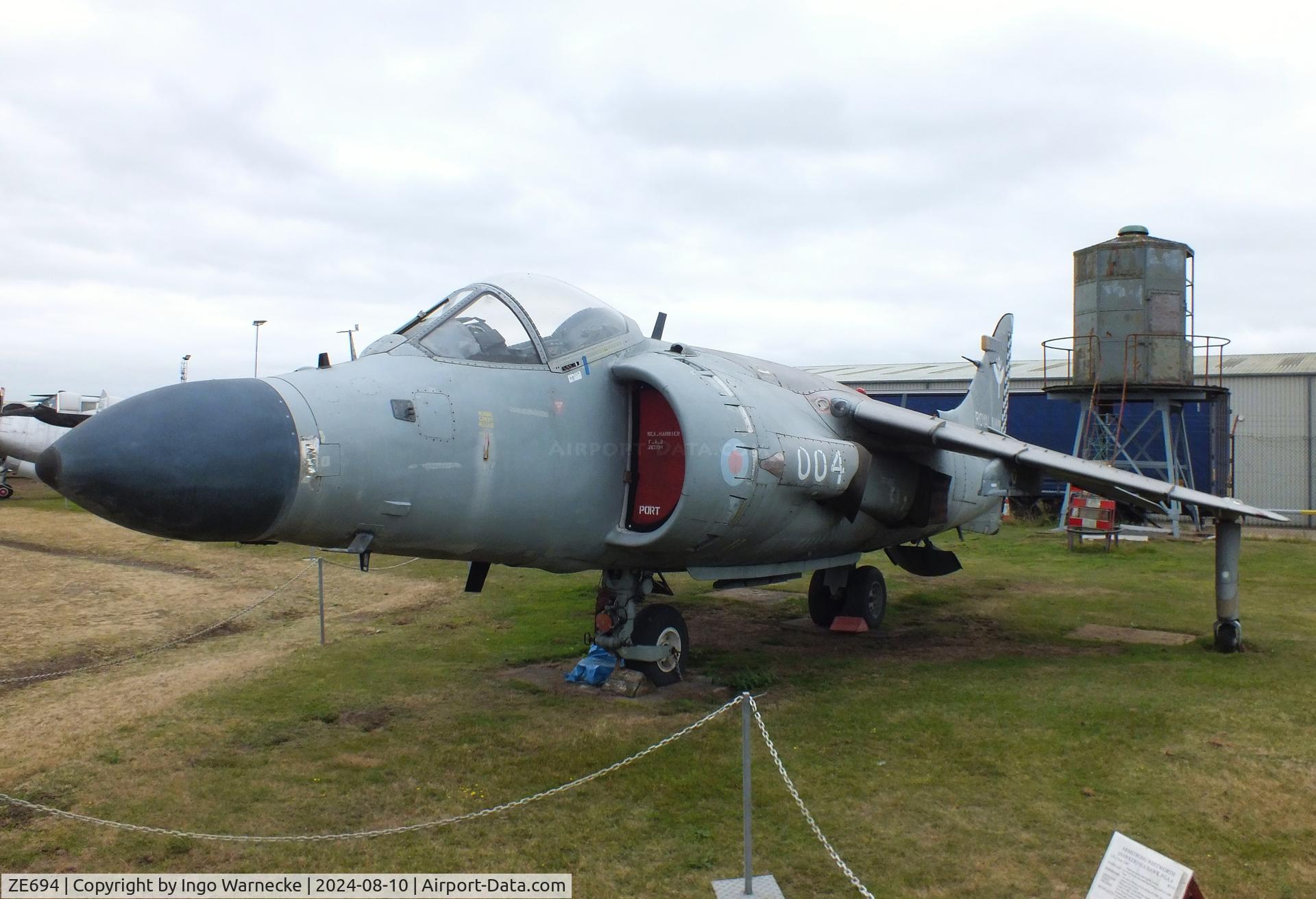 ZE694, 1988 British Aerospace Sea Harrier F/A.2 C/N B53/P28, BAe Sea Harrier F/A2 at the Midlands Air Museum Coventry